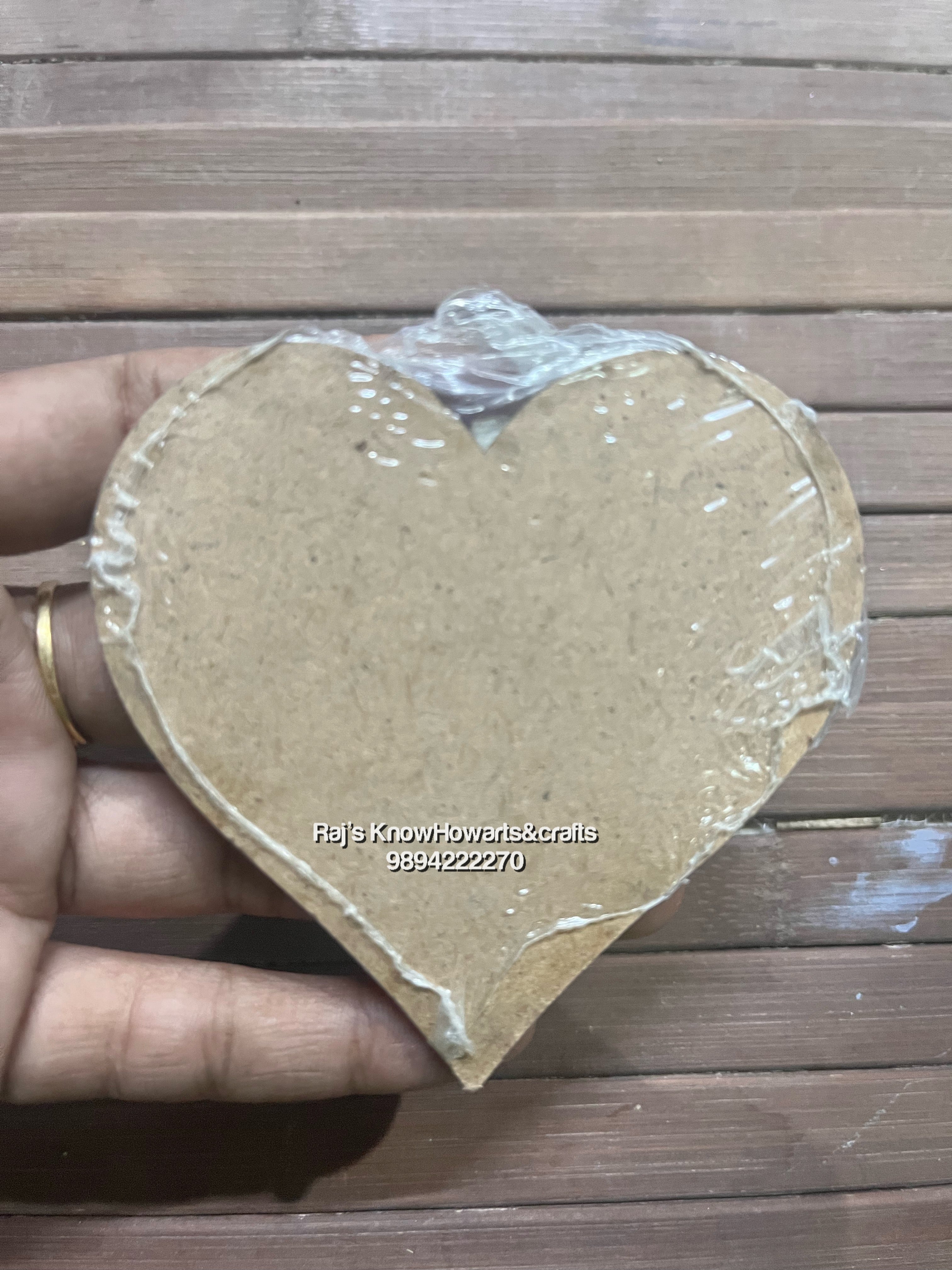 MDF Heart 3 inch