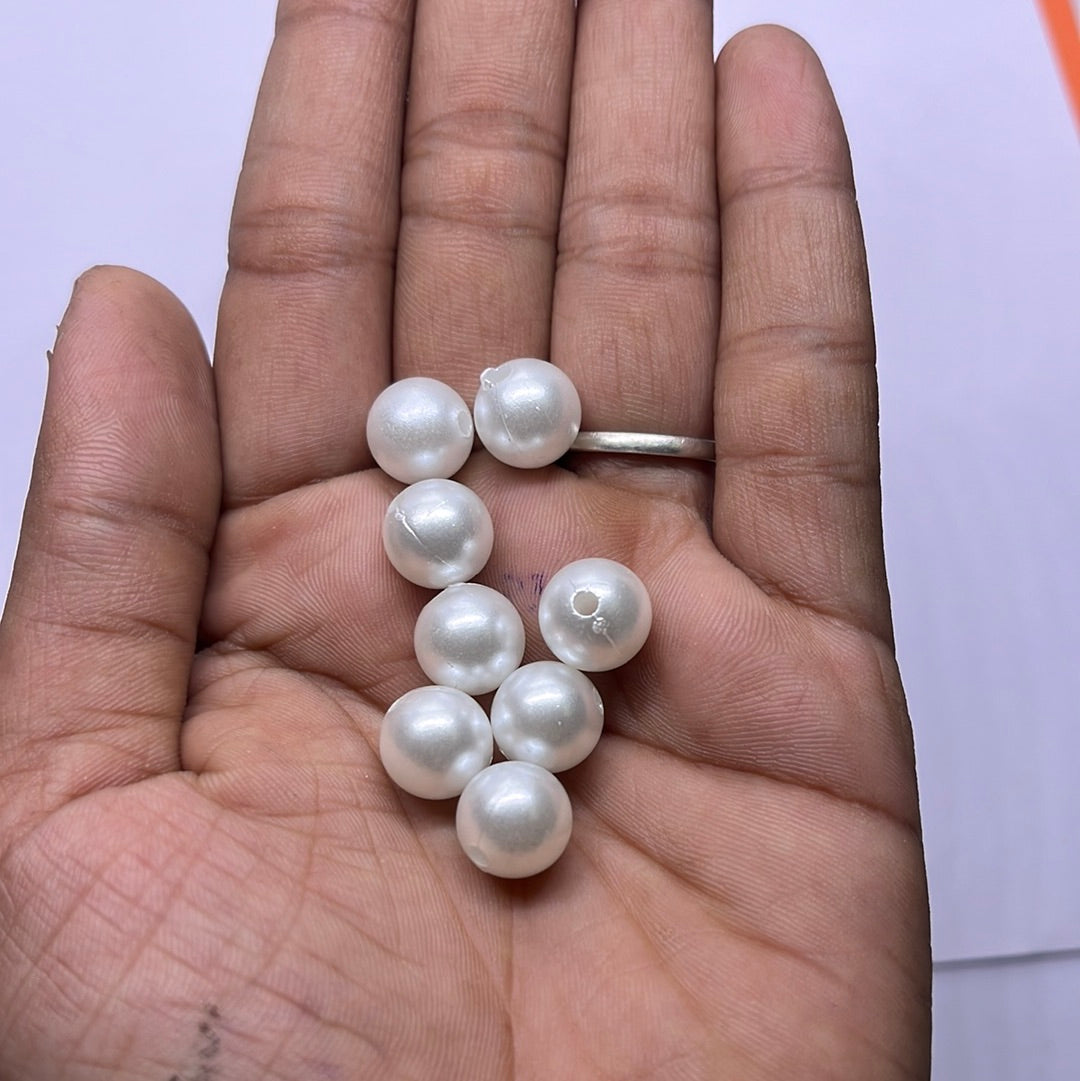 10mm Round  Pearl   25 g