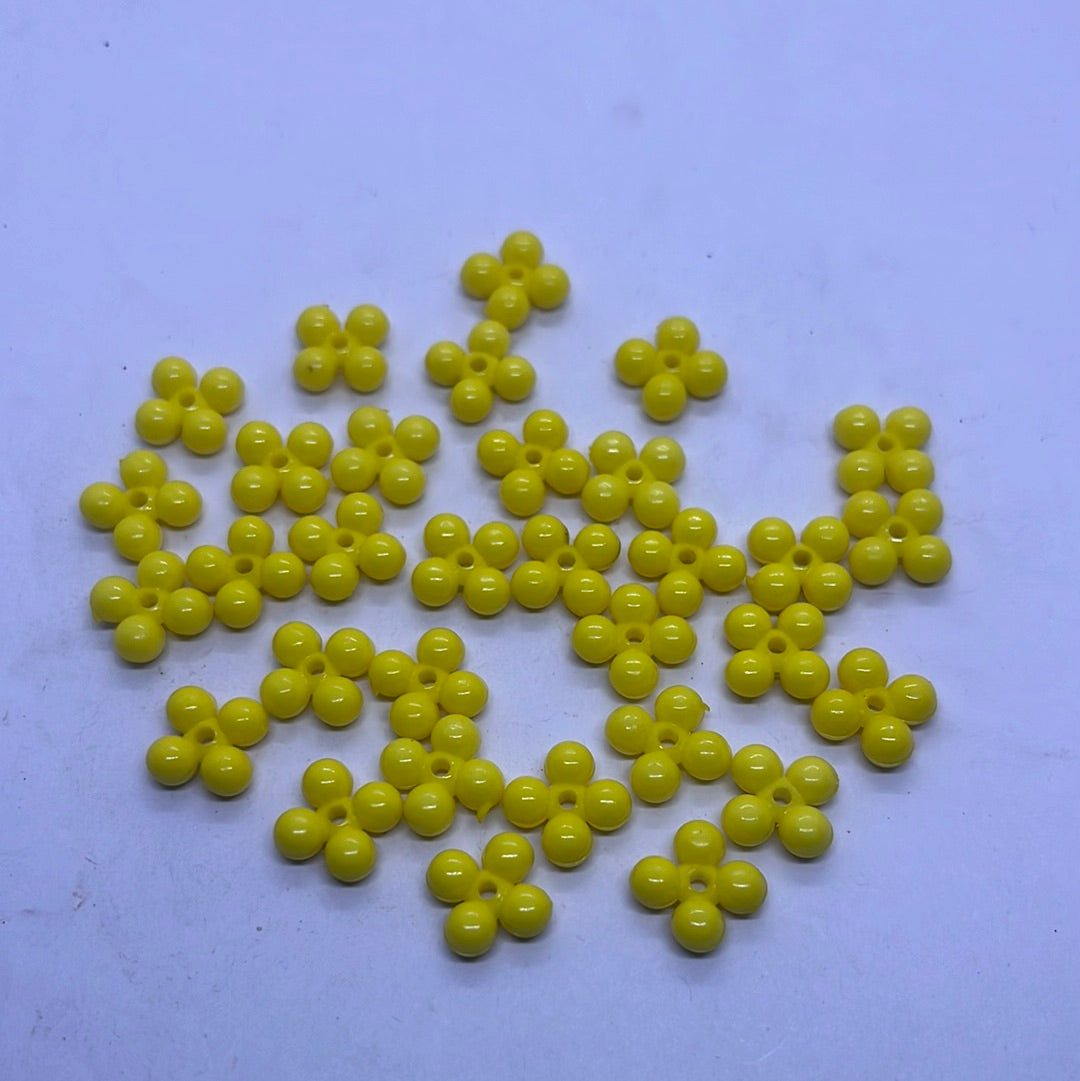 Acrylic  plastic color design beads -50g 1