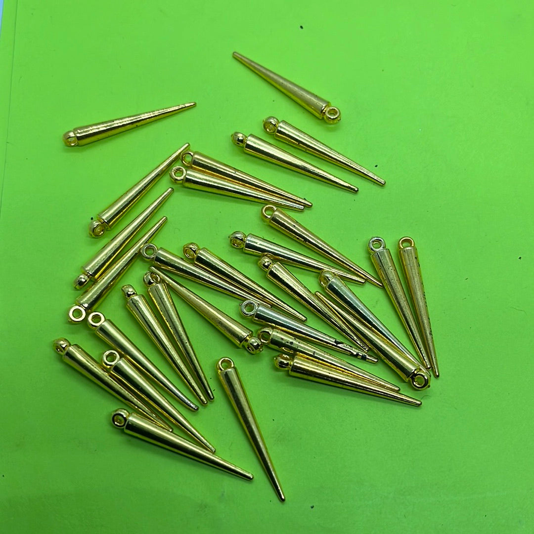 Golden needle  beads more than 25pc