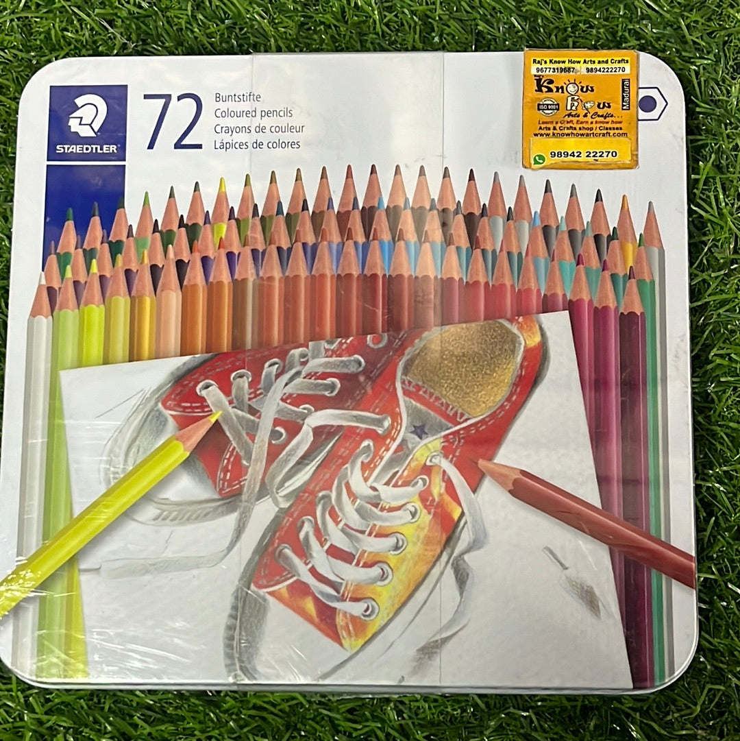 Steadler 72 coloured pencils crayons de colours