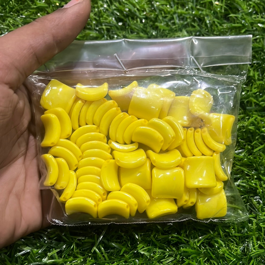 Yellow Plastic Bead-50g