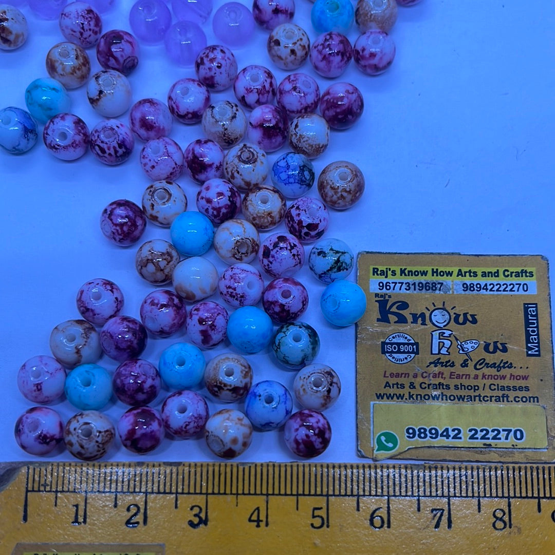 4mm round small beads 50g in a pack