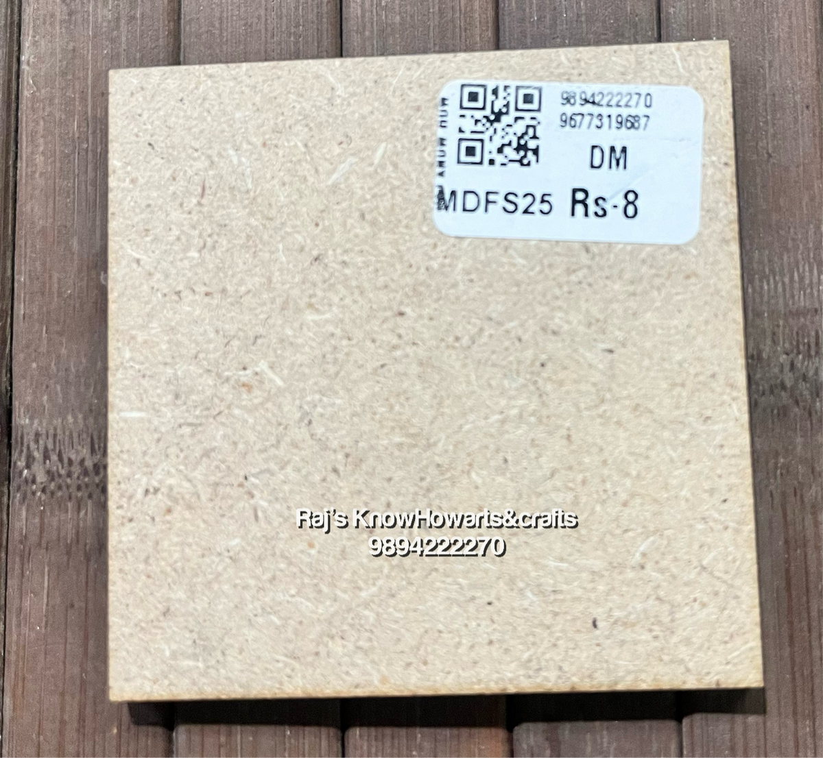 MDF SQUARE 2.5-MDFS25 – KnowHowArtCraft