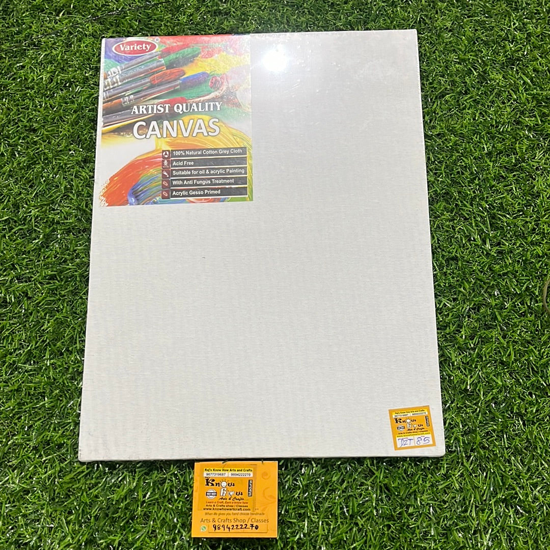 Canvas board 9x12 inch