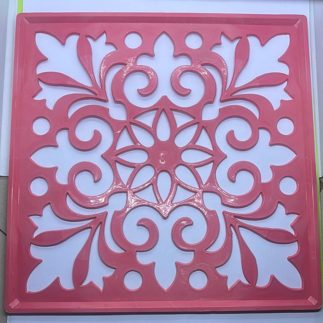 Rangoli stencil design 6 in 1