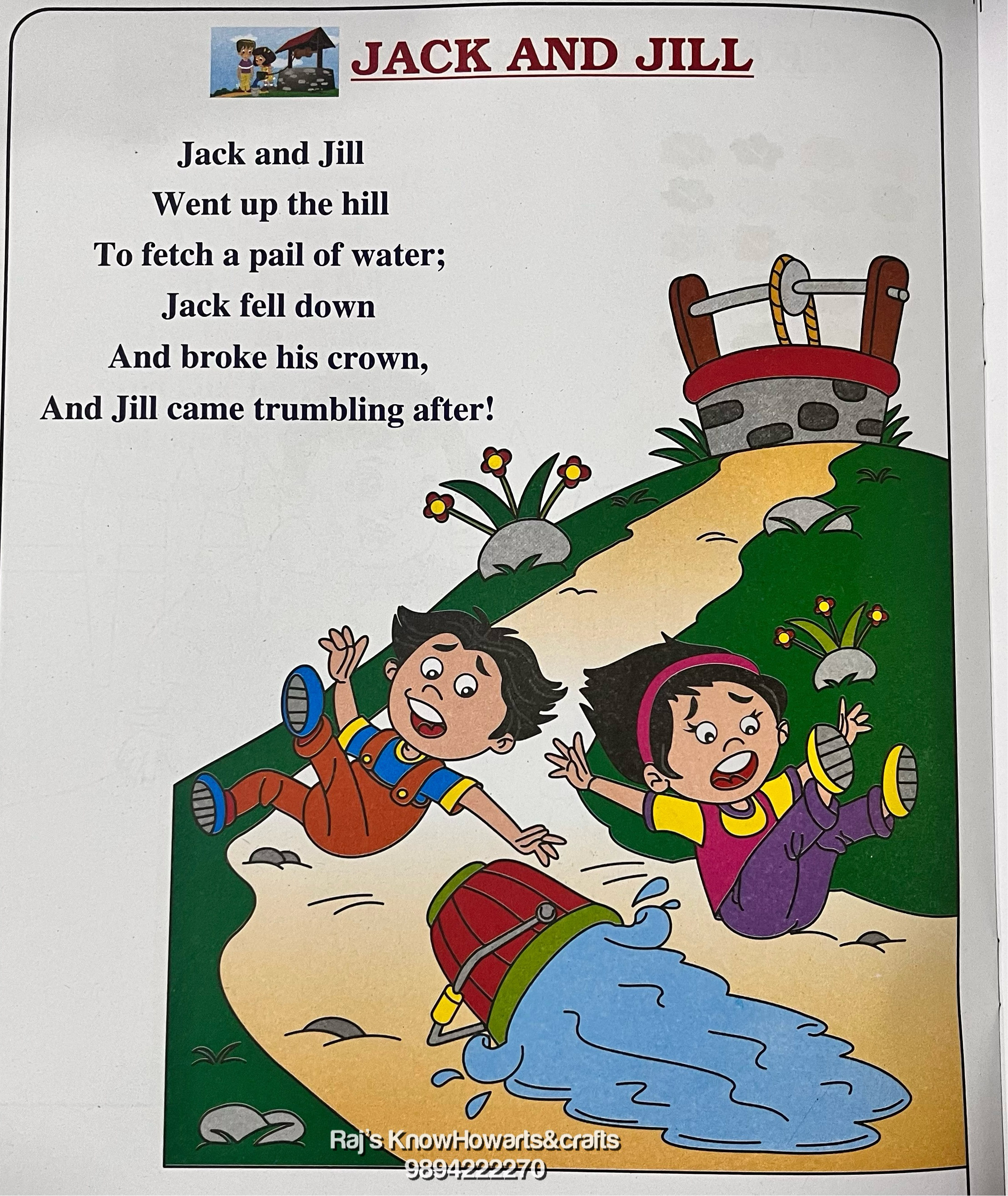 Nursery Rhymes Colouring Book