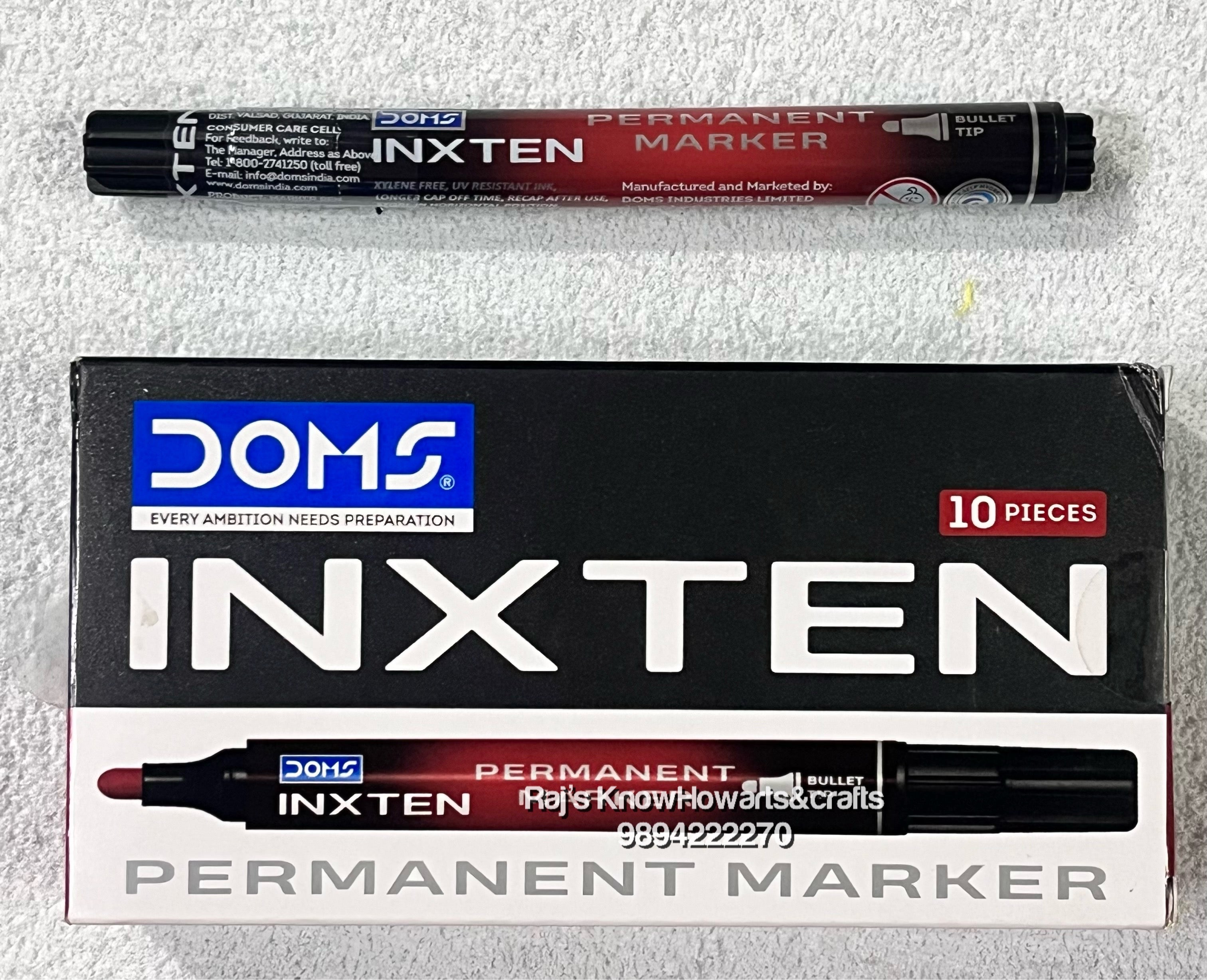 Doms Inxten permanent marker Red - 2 pc