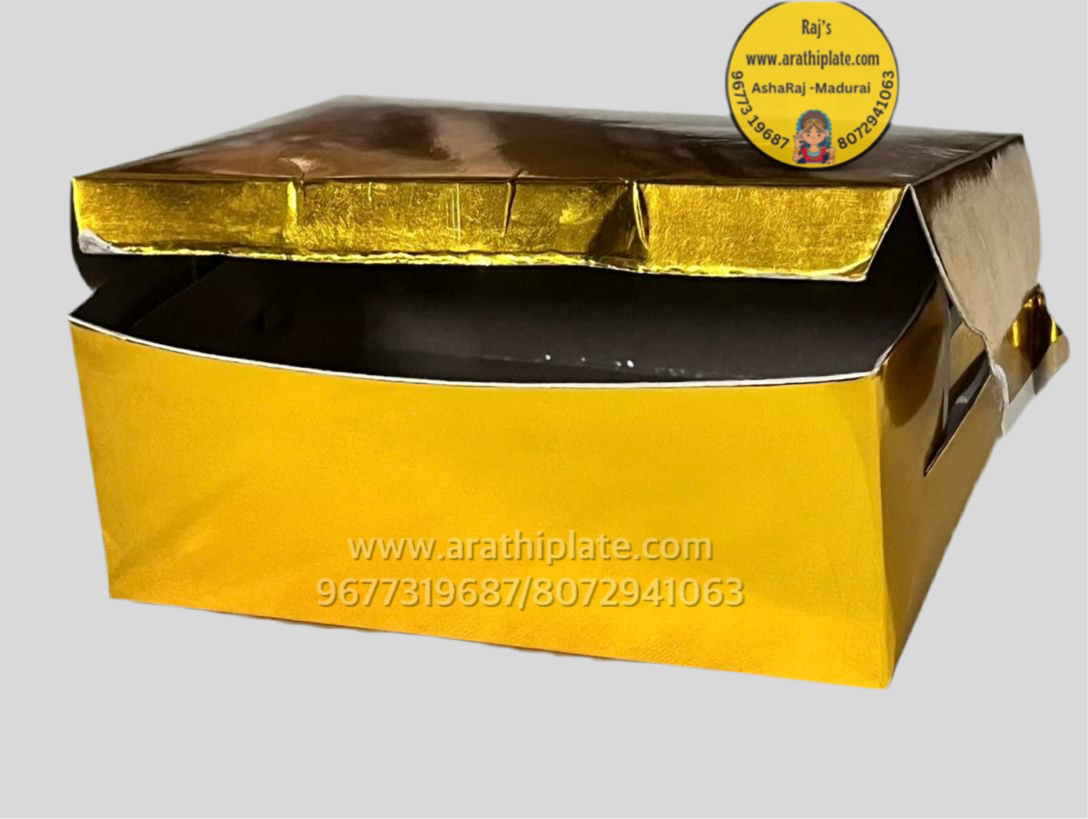 Golden gift box 3x1.5x3.5-25 pieces