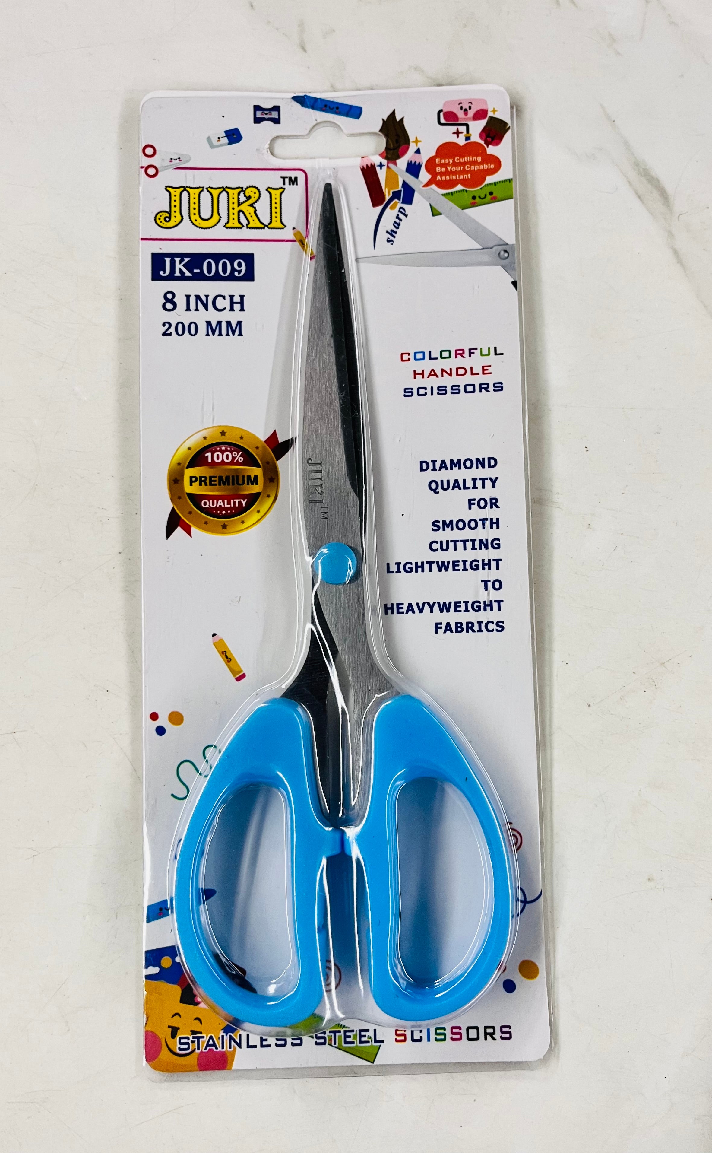 Juki colourful handle scissors different sizes assorted-1pack/JSCI