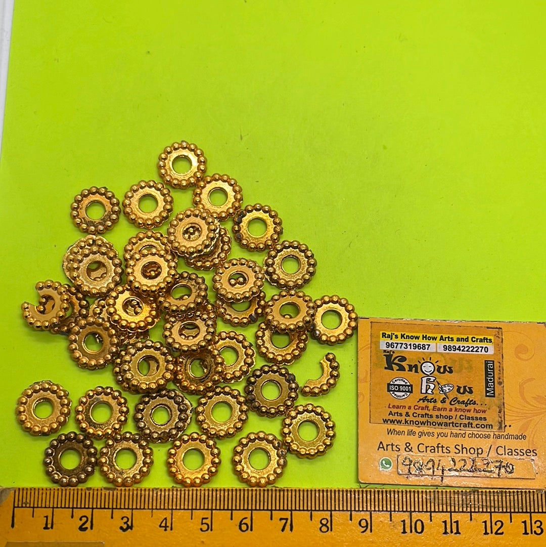 12mm jewelry making spacer finding diy crafts more than 25pc