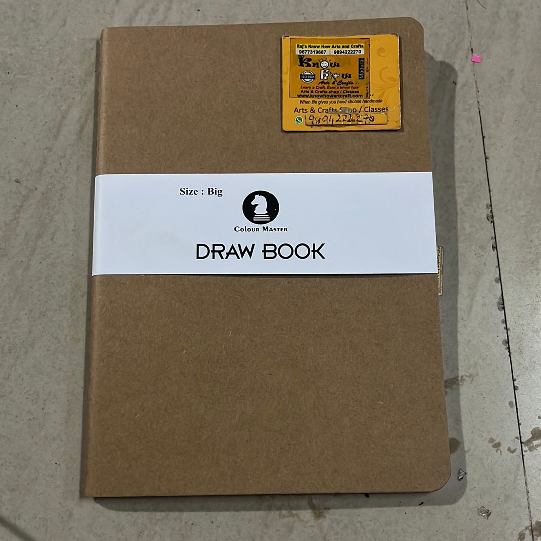 Draw book colour master big size notebook