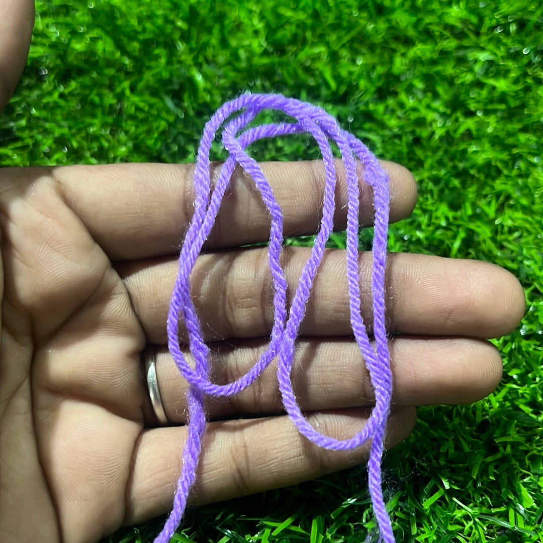 Lavender Woolen thread