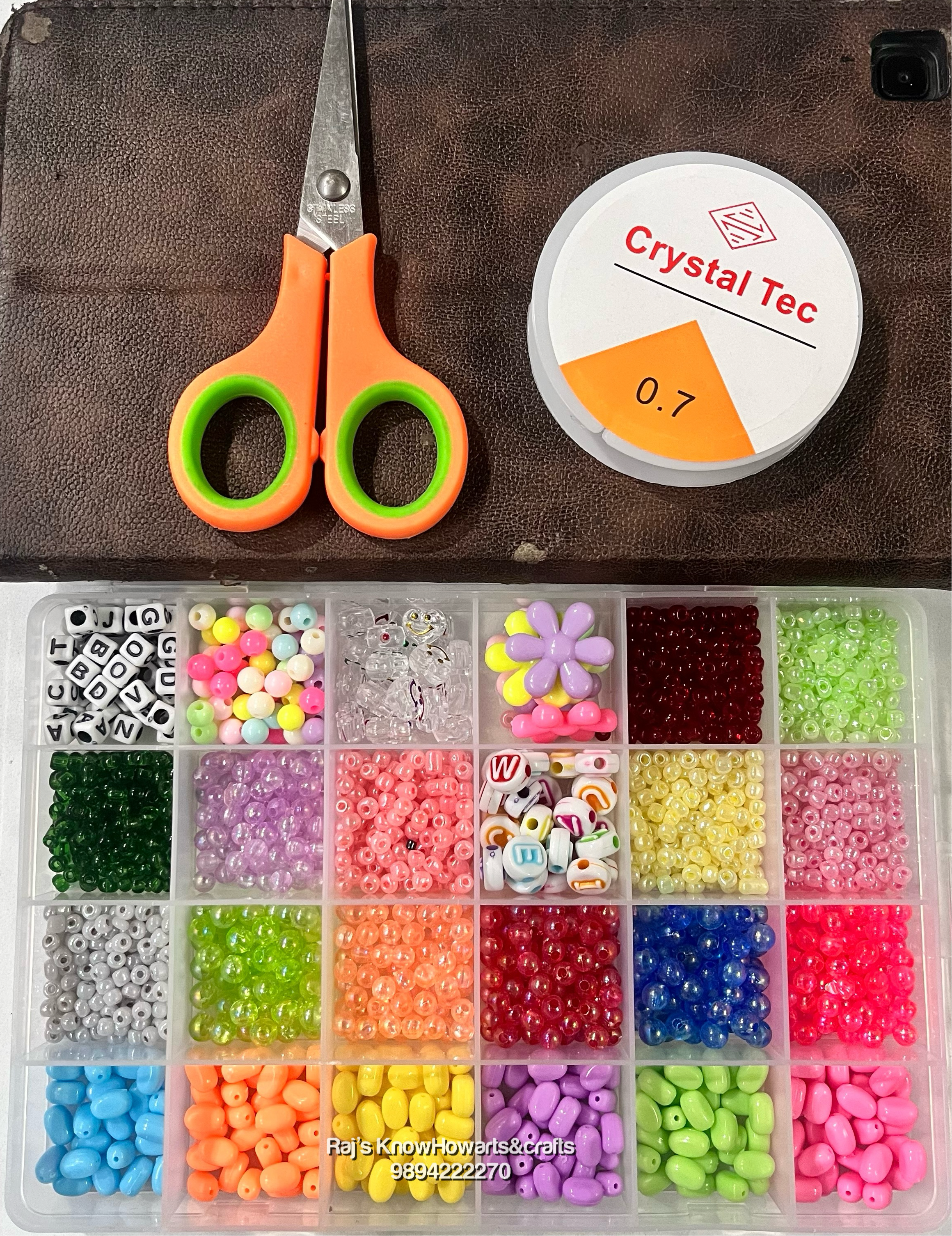 Neon Bracelet beads kit