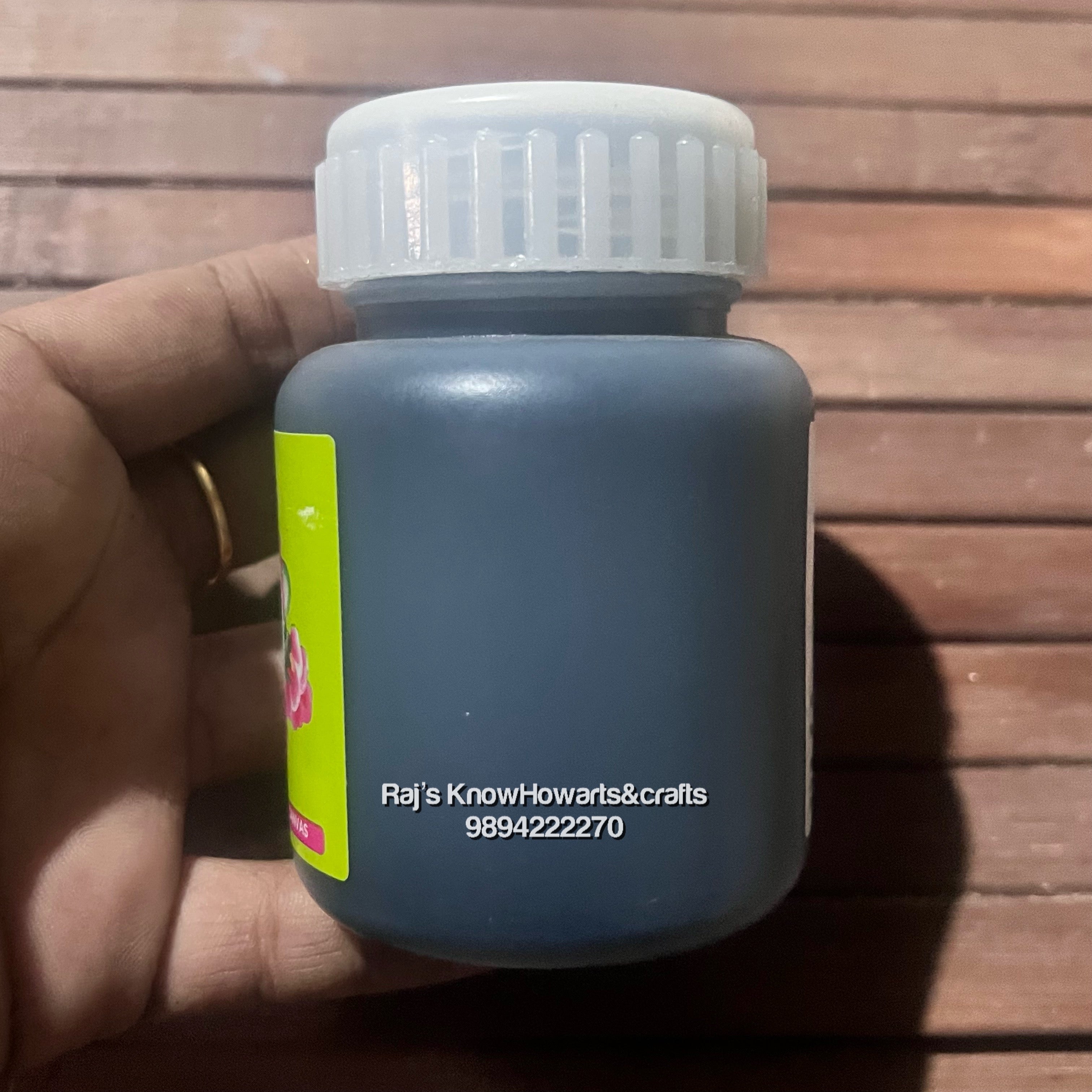 Black 100ml fevicryl Acrylic color -1 bottle