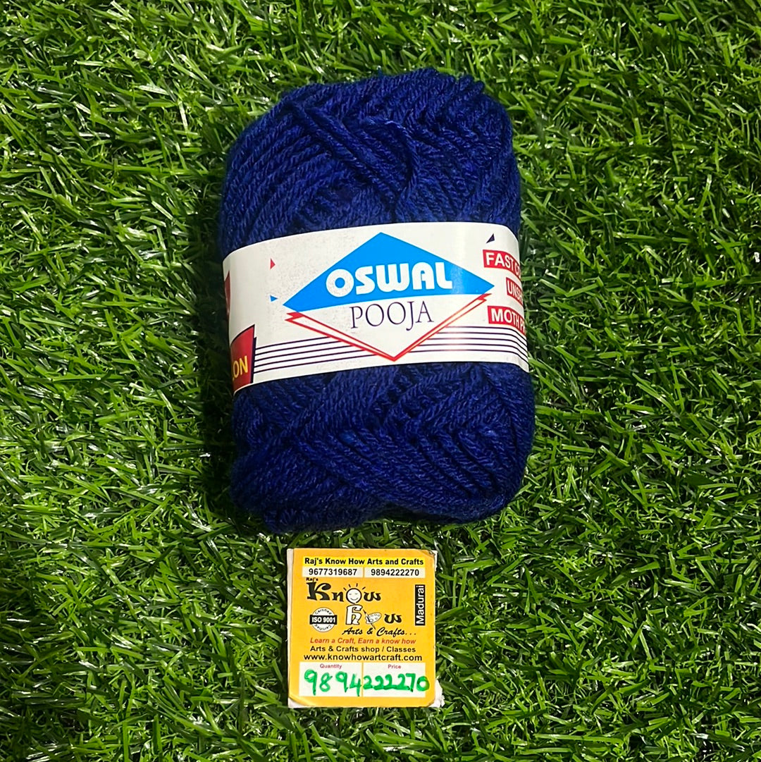 Peacock blue blue Woolen thread