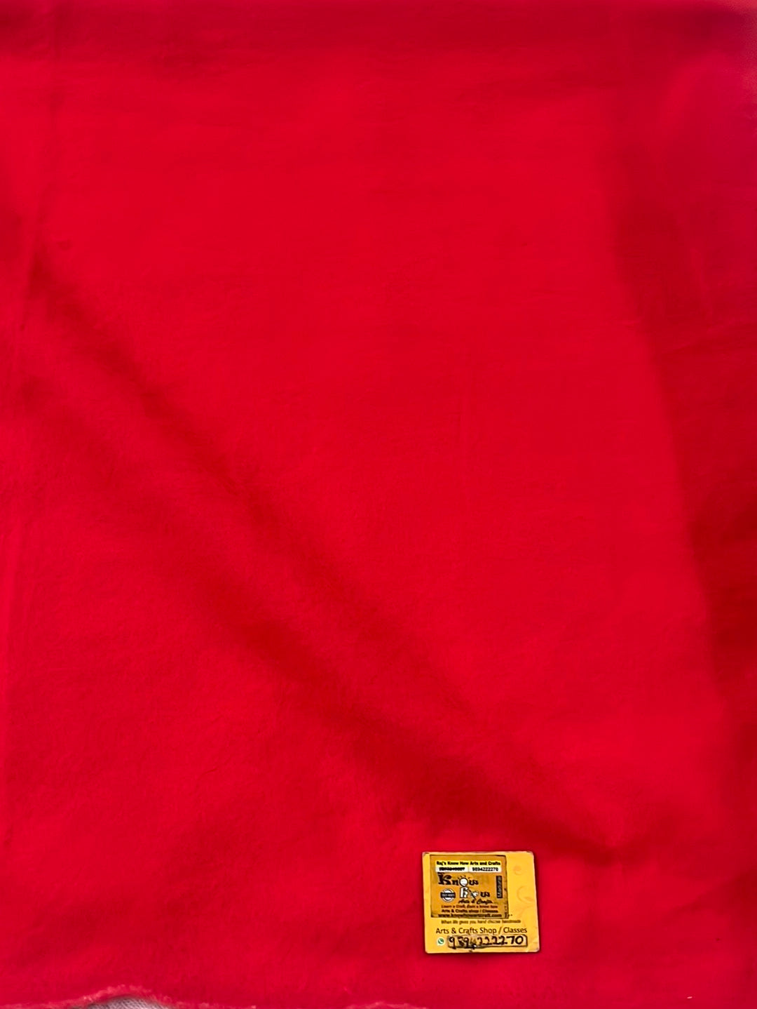 Felt cloth red - 1meter