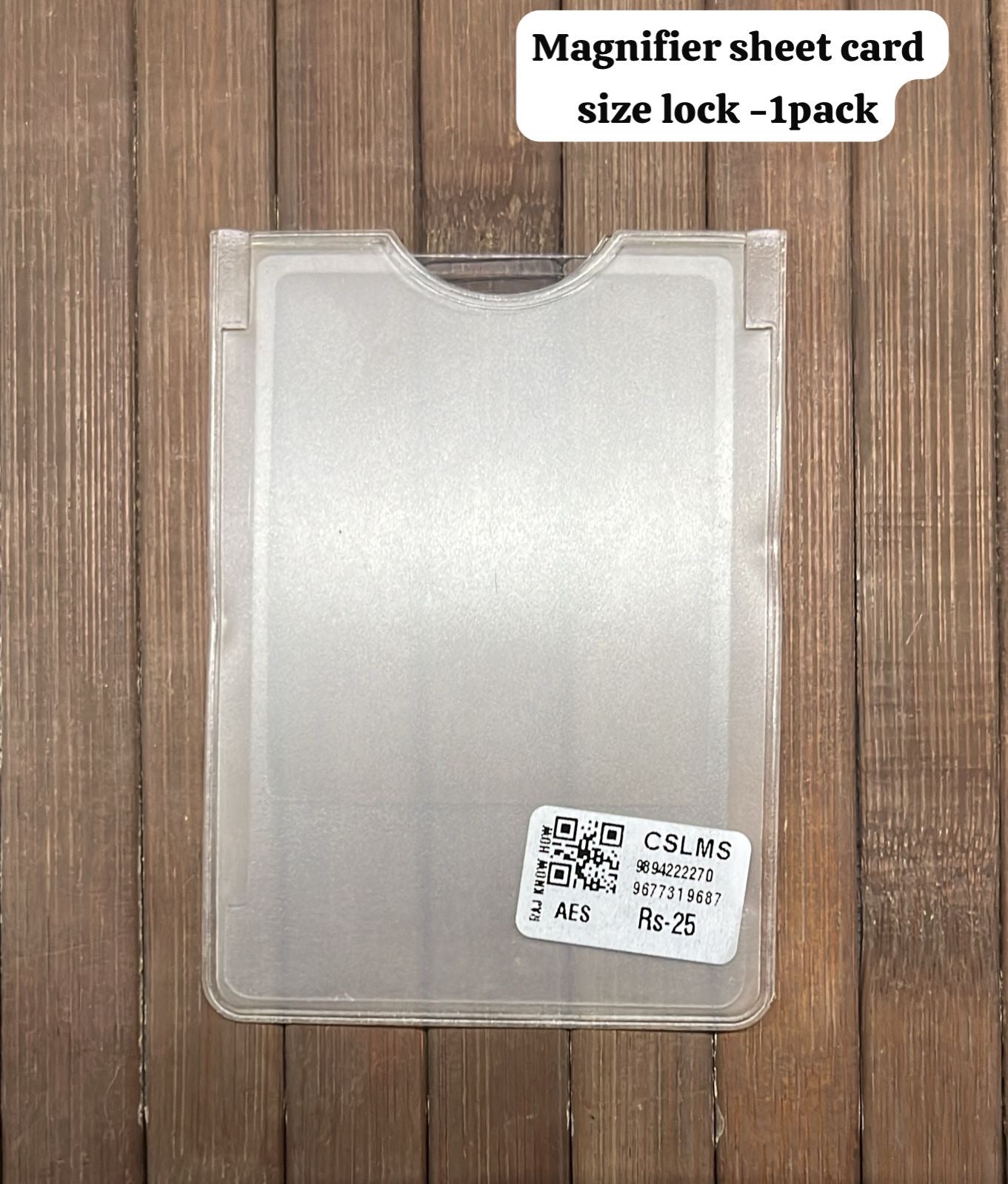 Magnifier sheet card size lock-1pack/CSLMS
