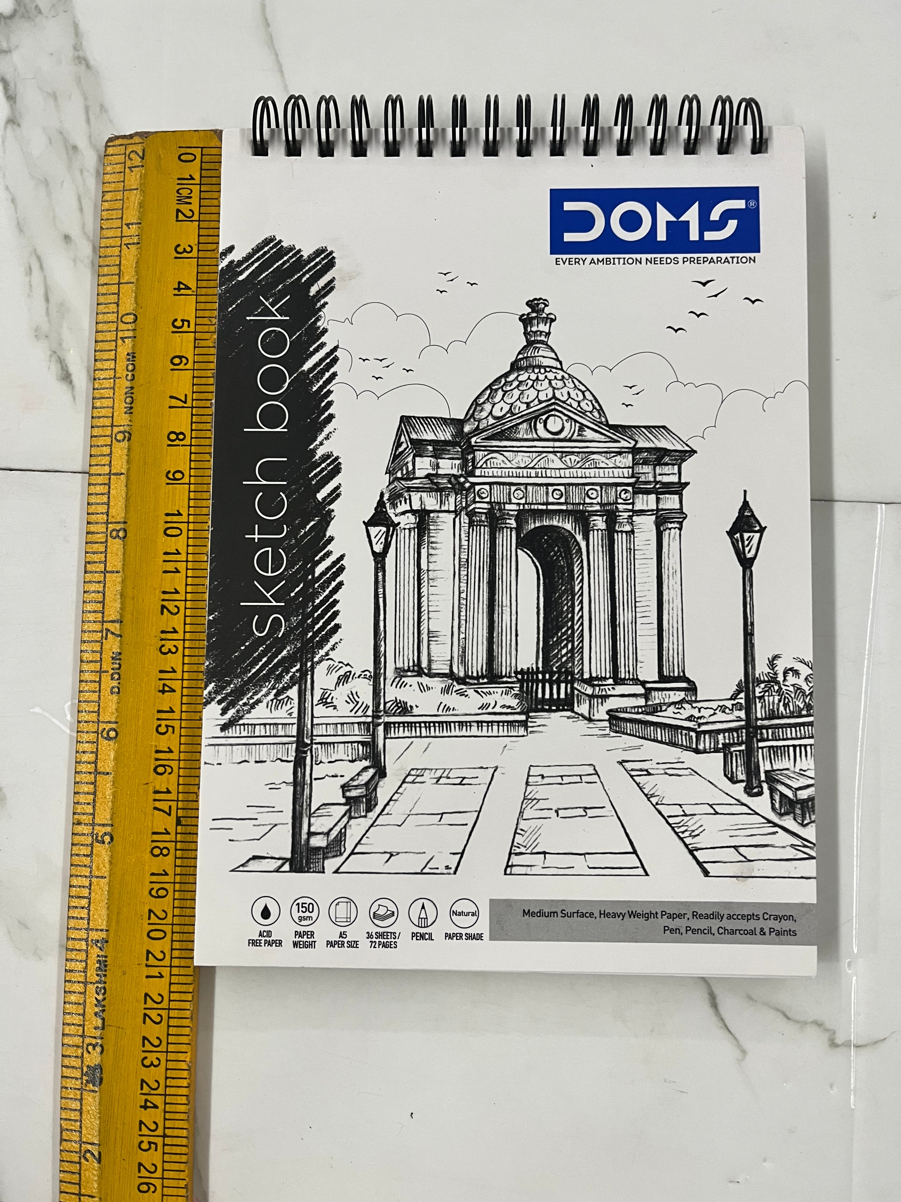 A5 Doms spiral sketch book-150gsm