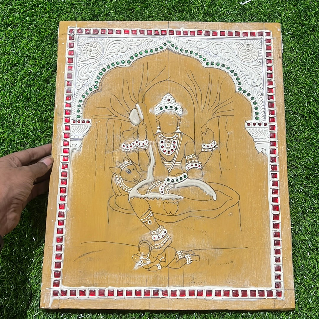 Lakshmi Saraswathi Tanjore Muck Board-1 Board(15 days delivery time)