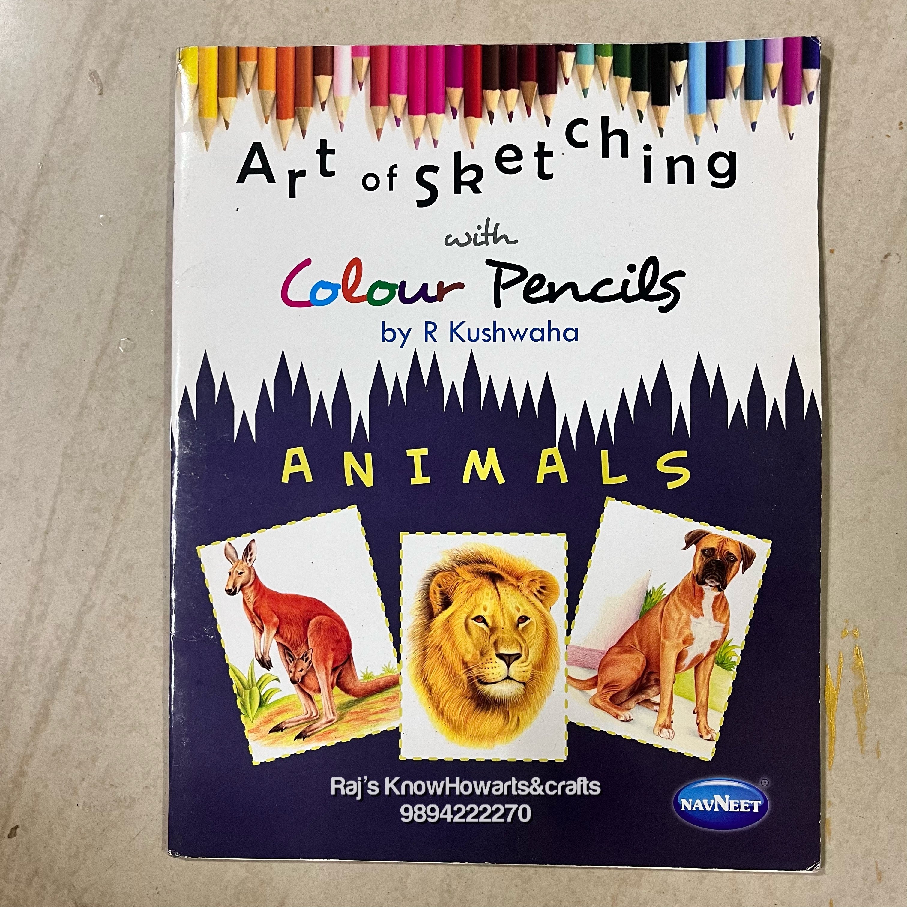 Art of sketching with colour pencils