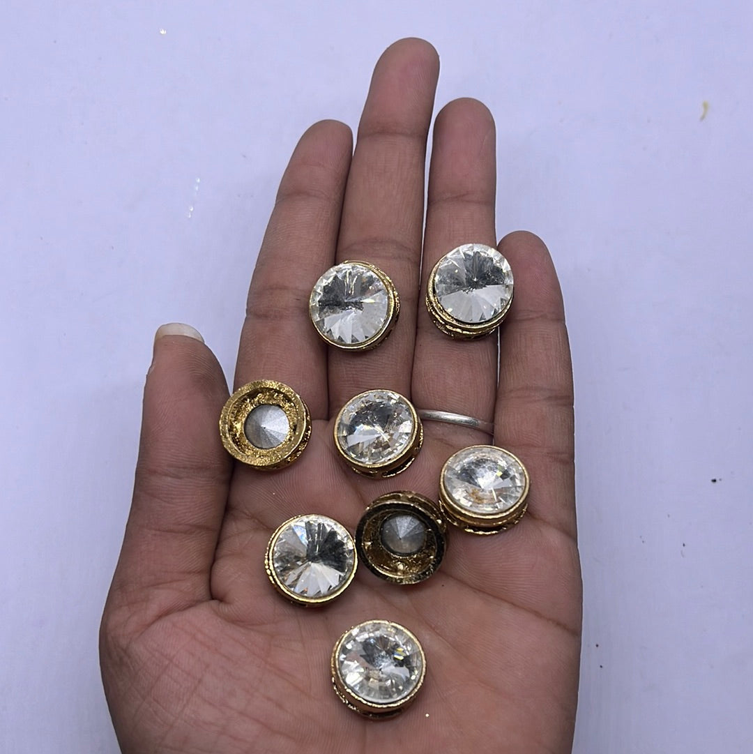 Acrylic Glass beads Artificial jewelry making 5 piece