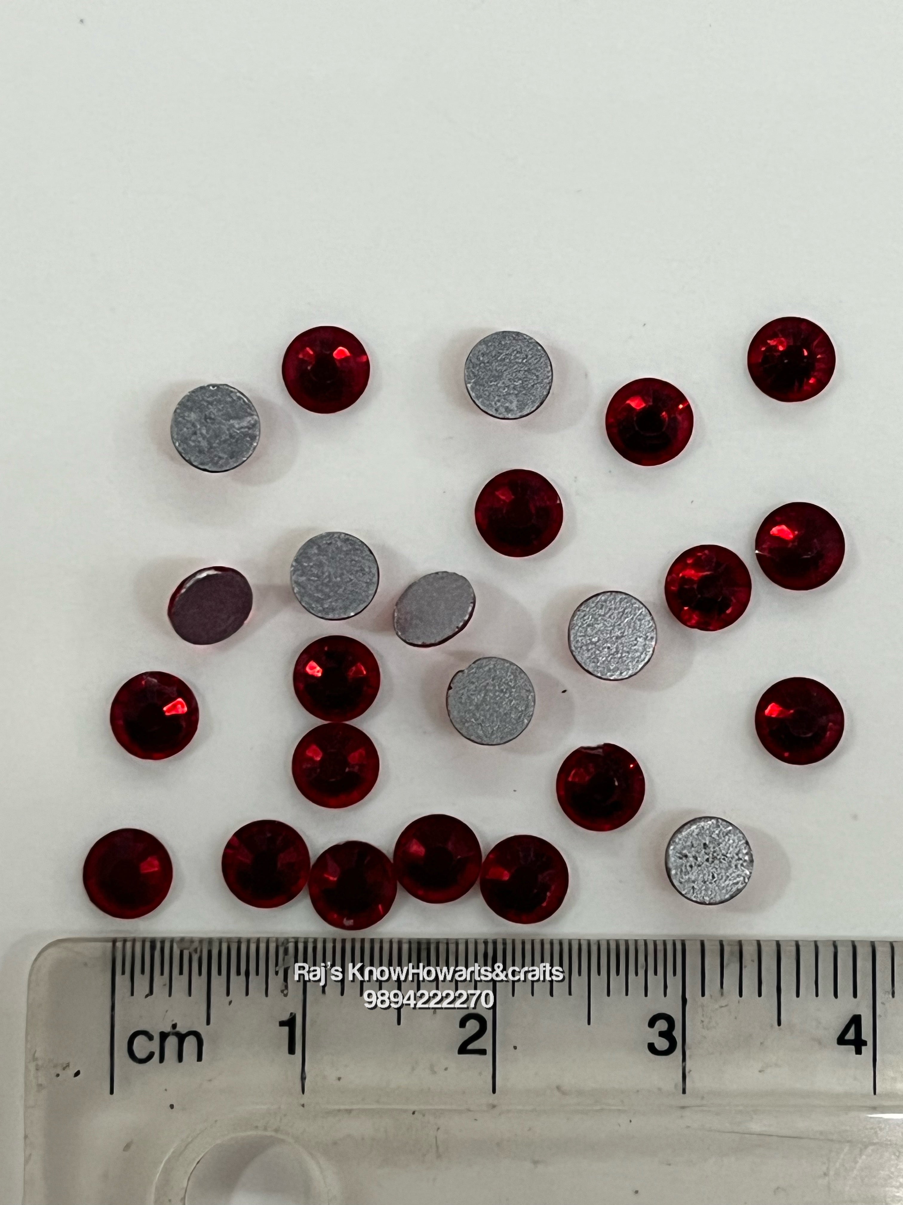 Flat Ad stone SS20 RED 30 STONES IN A PACK-FAD20R