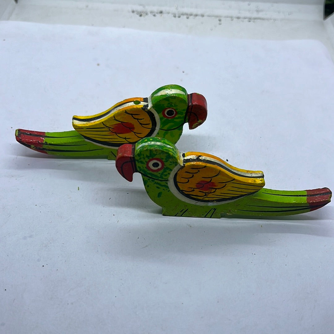 2pcs set of decorative parrot  for home decor