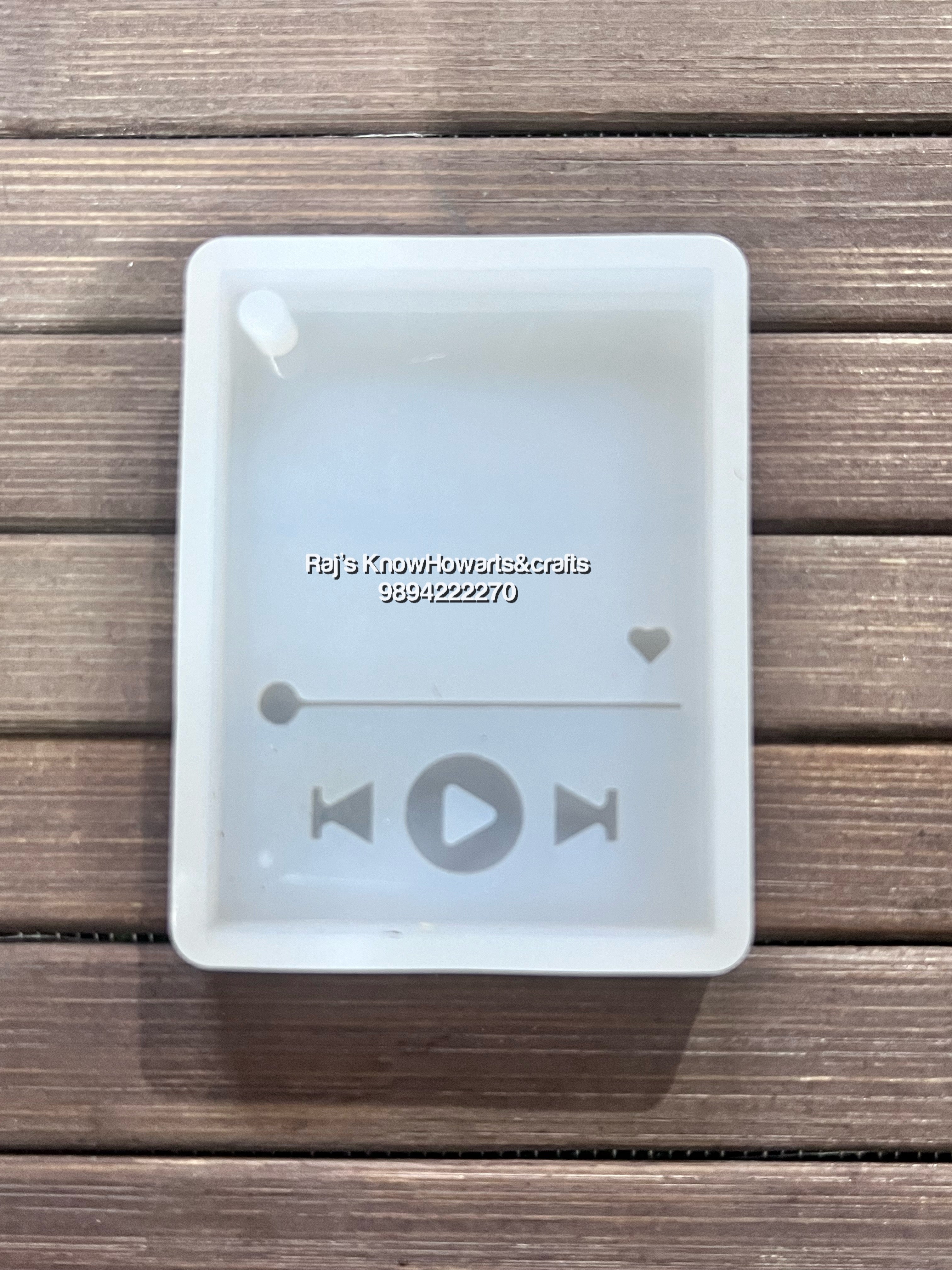 Spotify resin mold