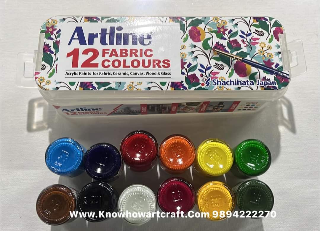 Artline fabric acrylic colors