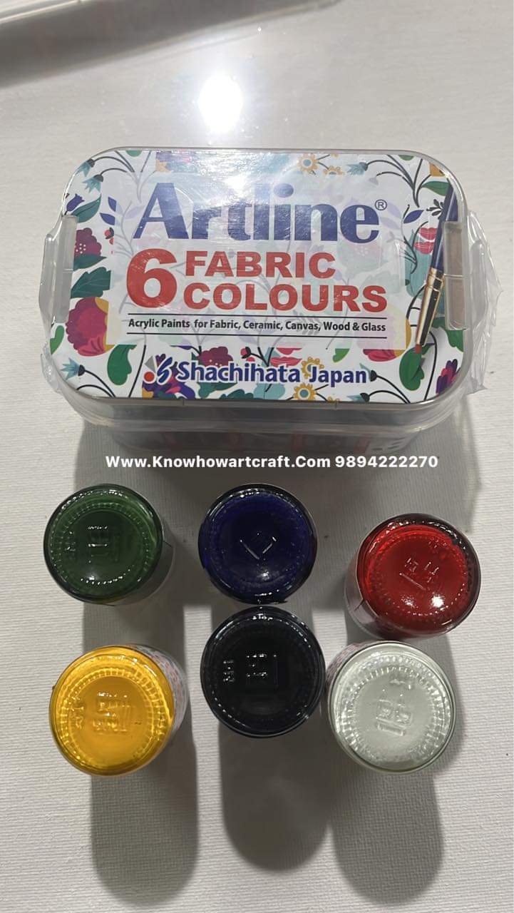 Artline fabric acrylic colors
