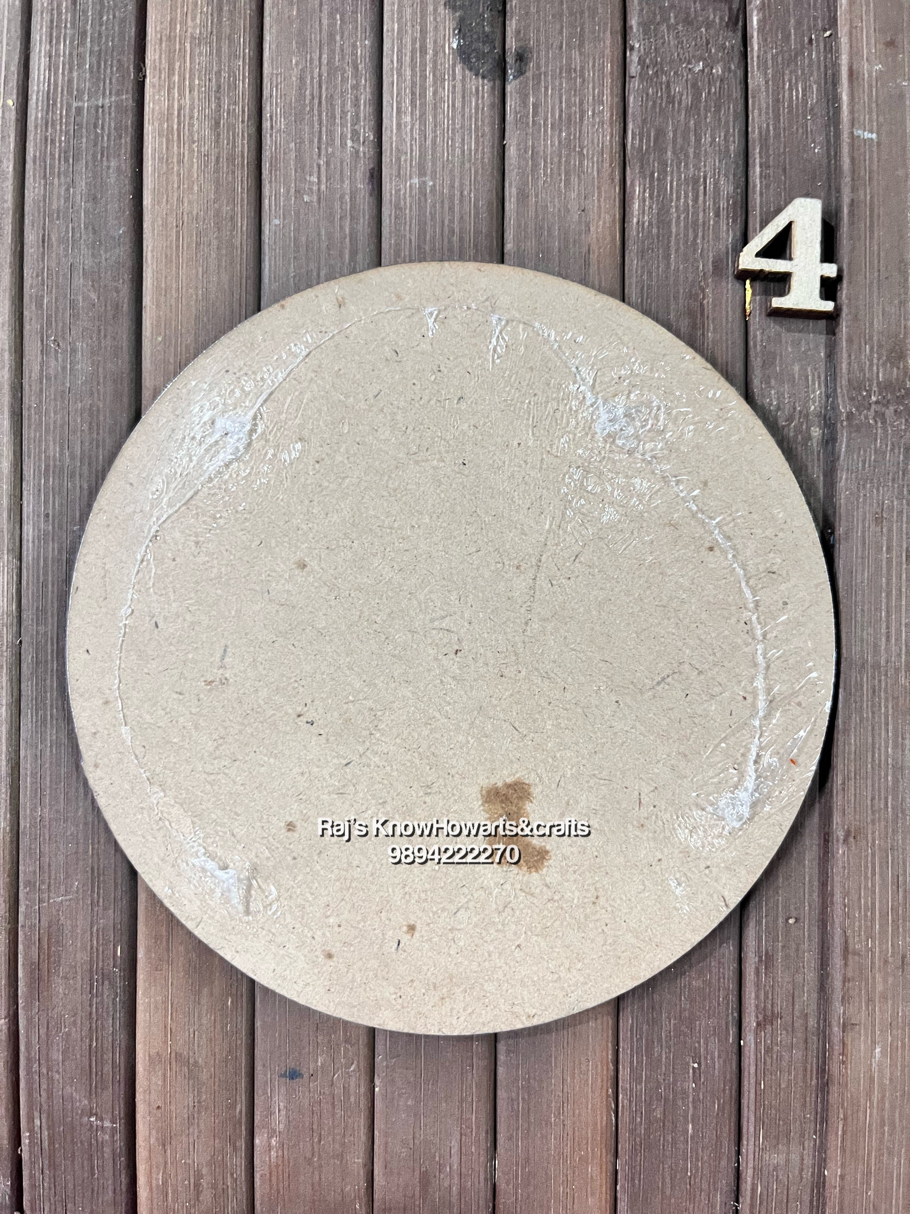 Mdf CIRCLE 4 inch-MDFC4