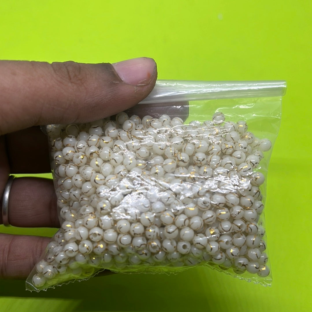 2mm round  Pearl 25 g