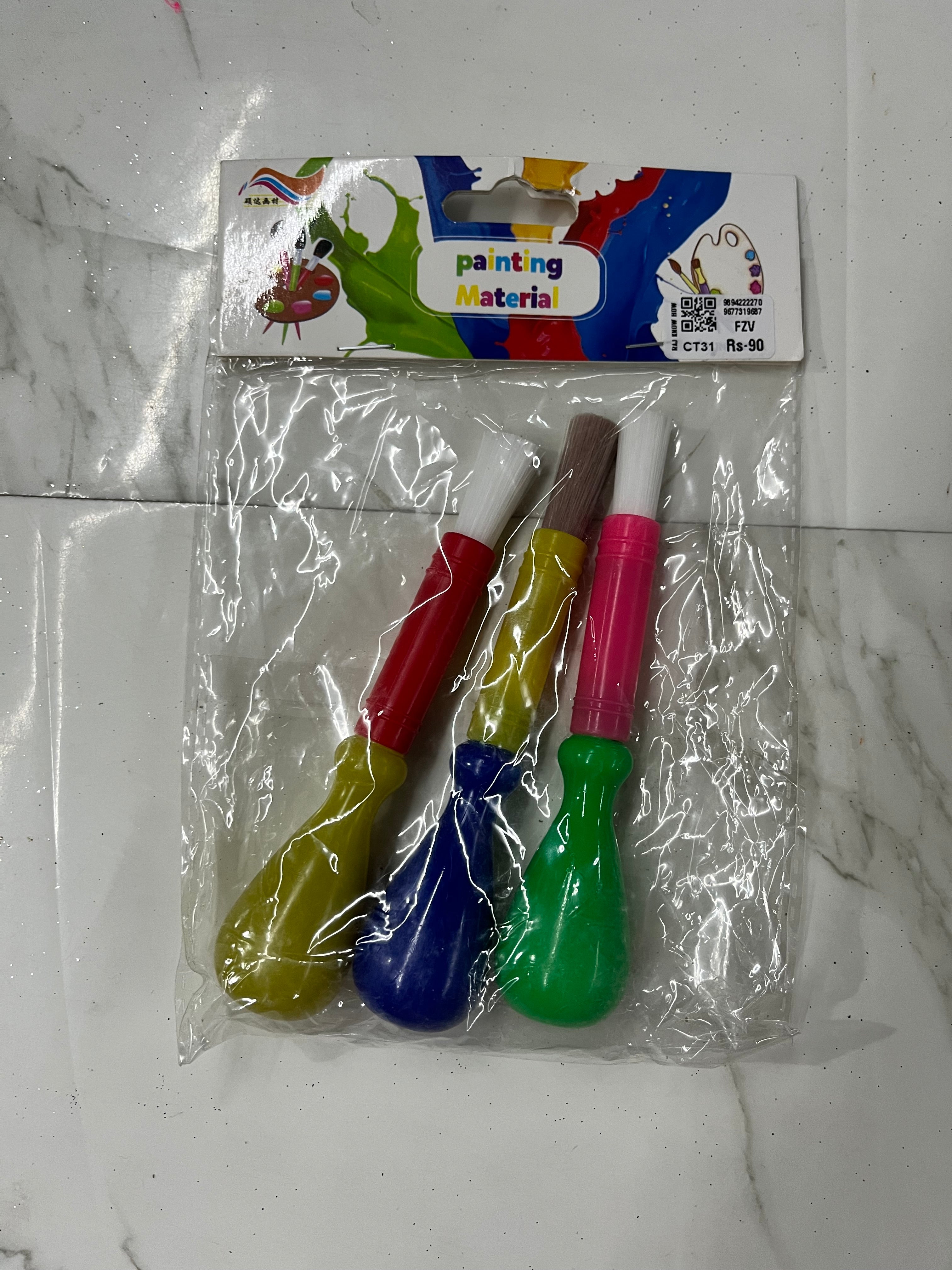 Painting material- clay brush