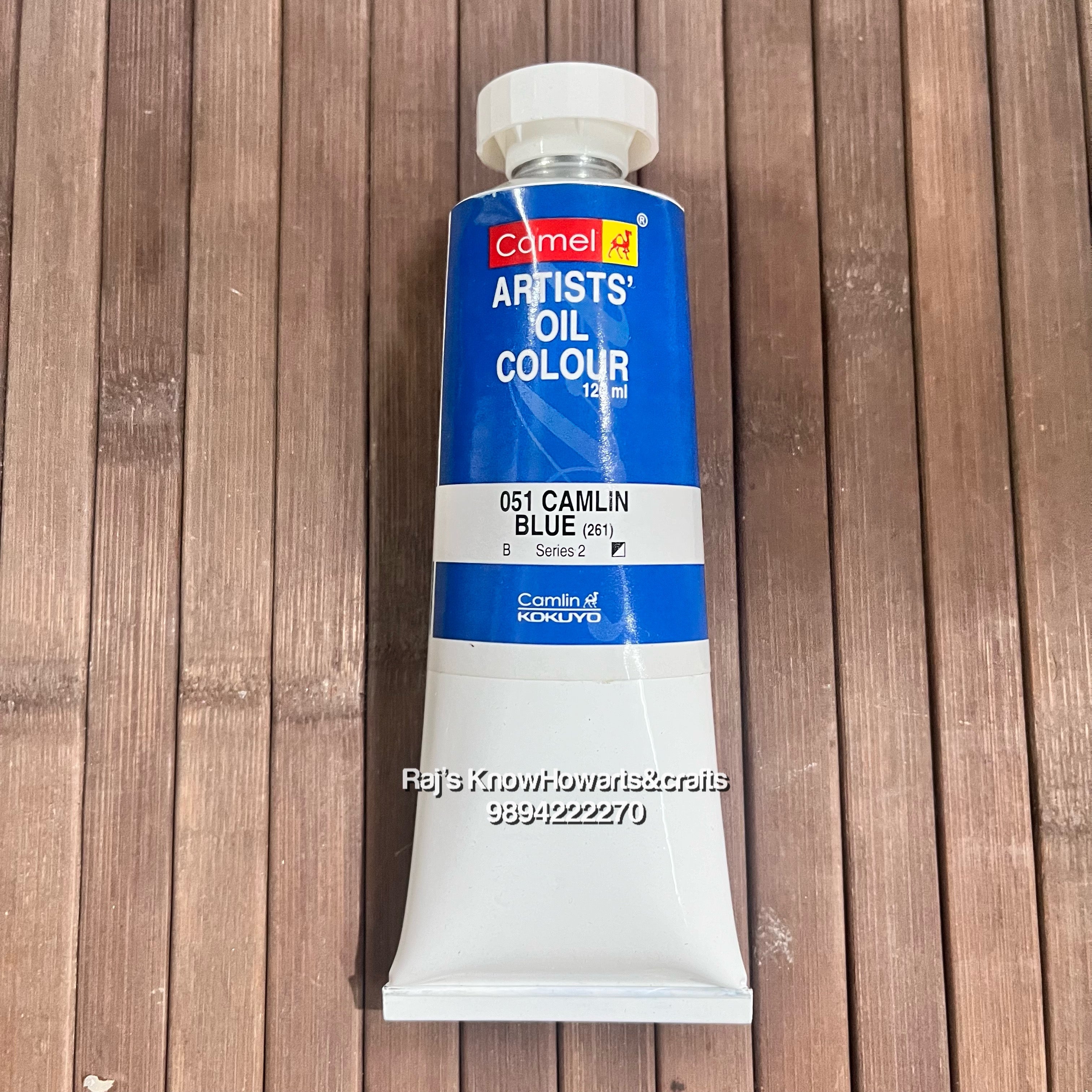 Artist Oil Colours Camlin blue 051 - 120 ml- 1 tube