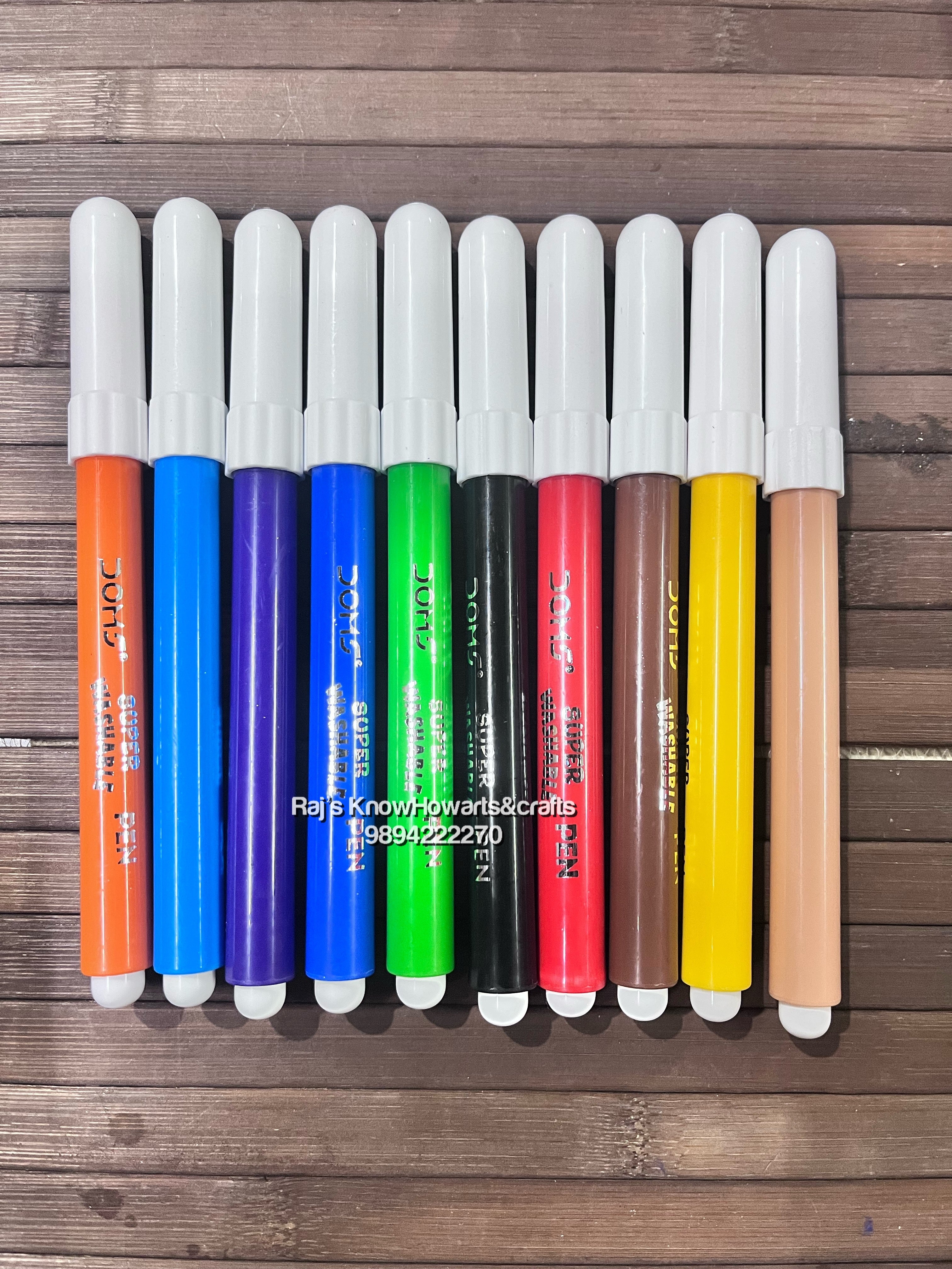 Doms super Washable pens 10 shades