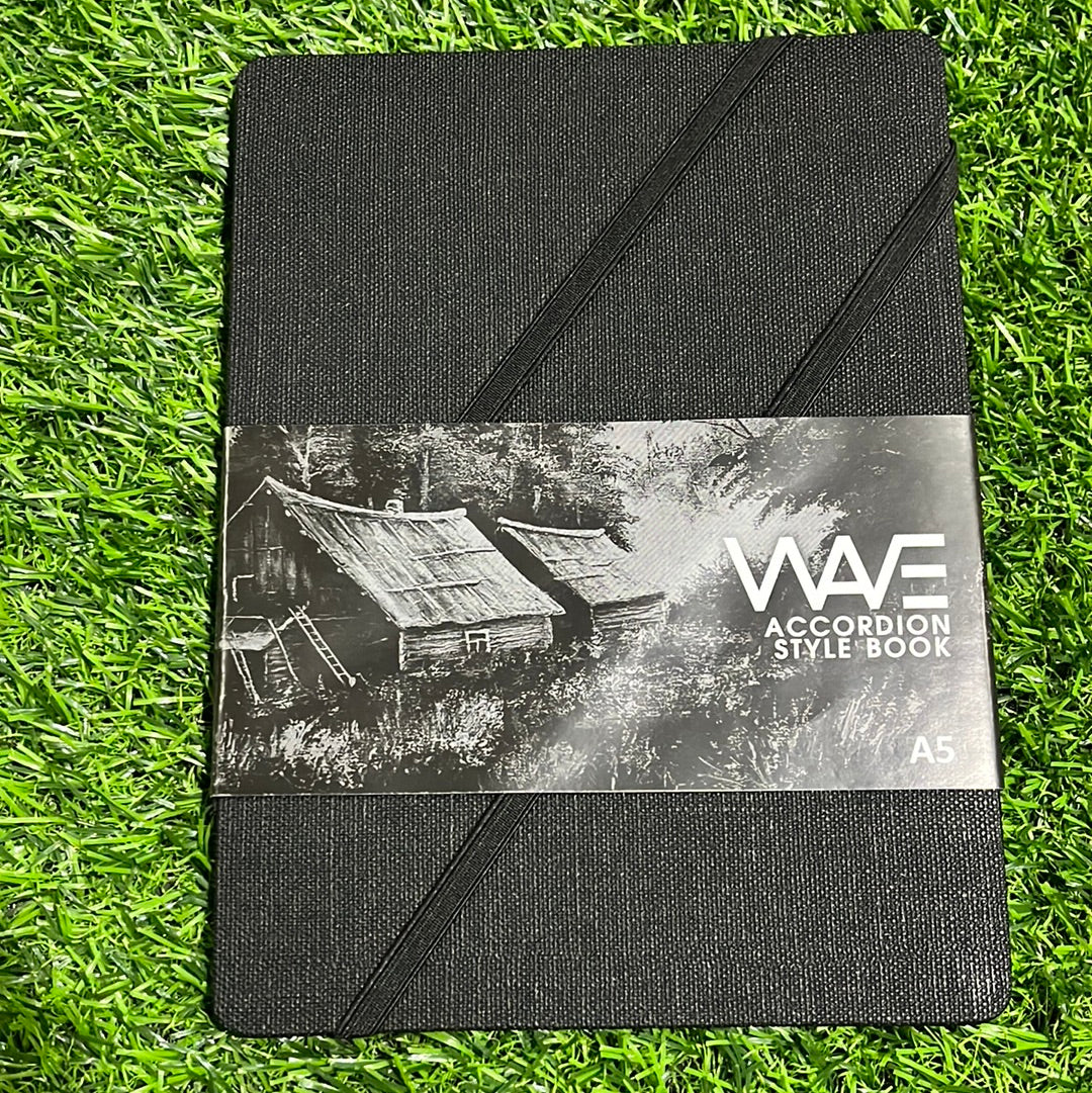 Wave style book a5  10 sheet paper