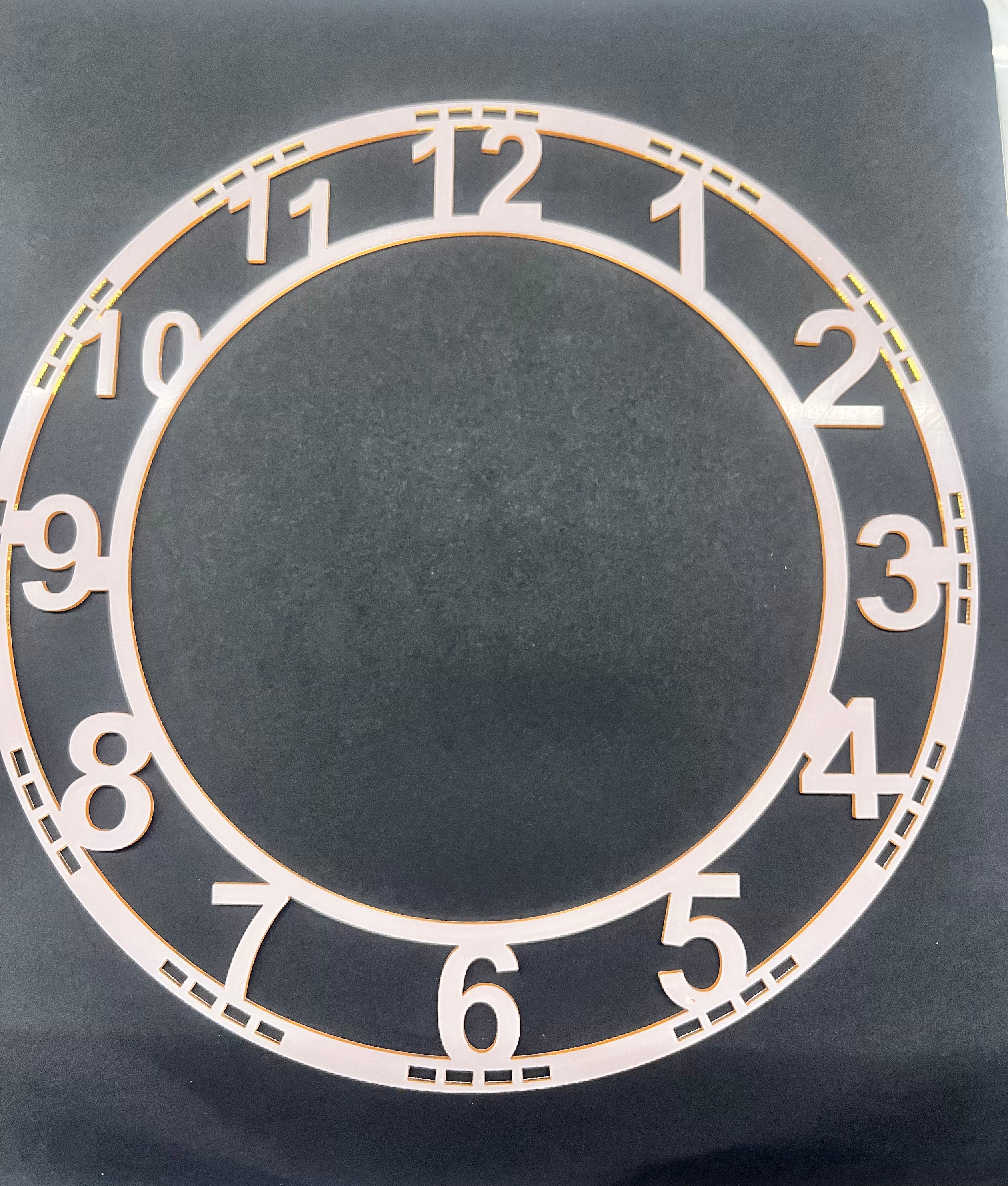 Acrylic clock number-8inch