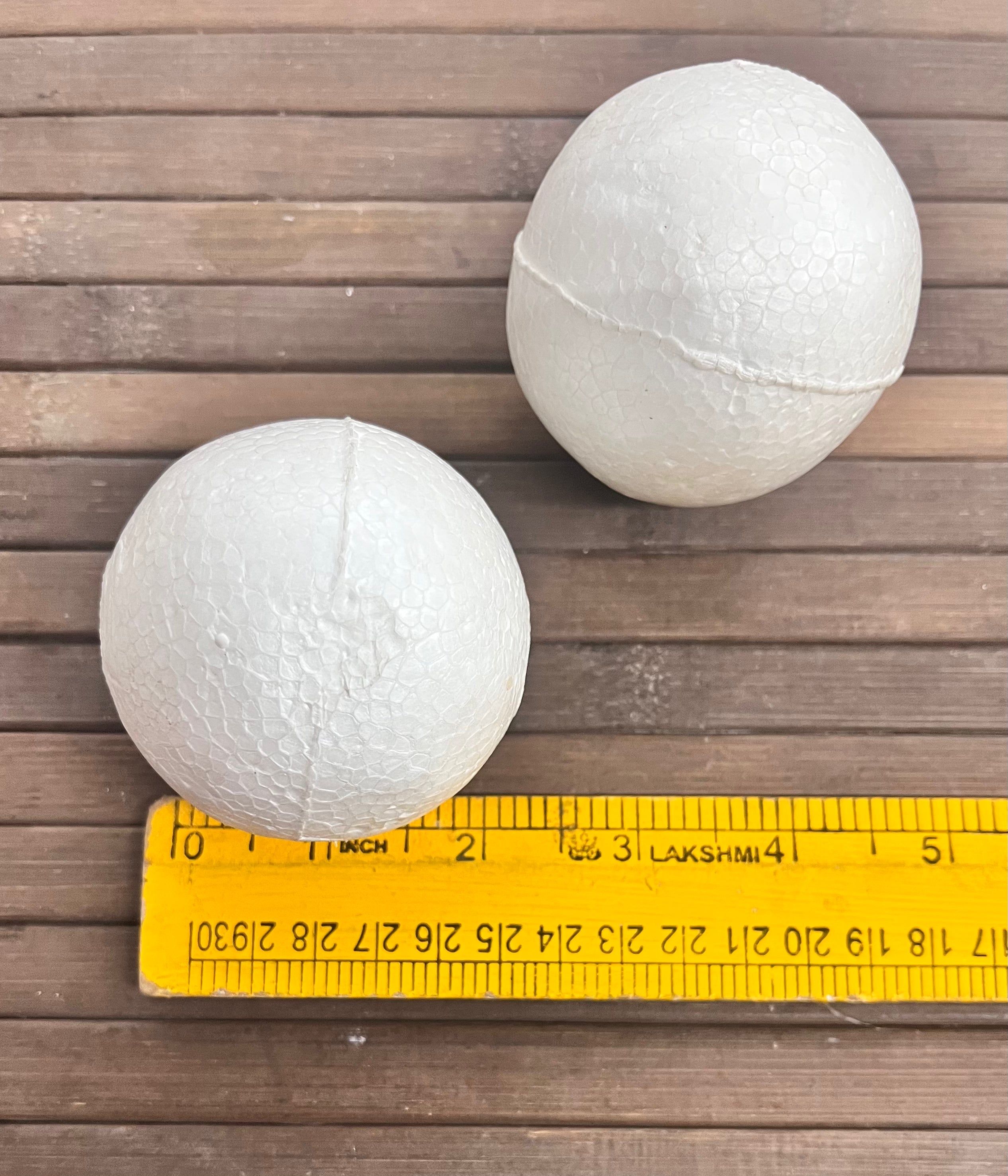 Thermocol balls -2piece 1pack