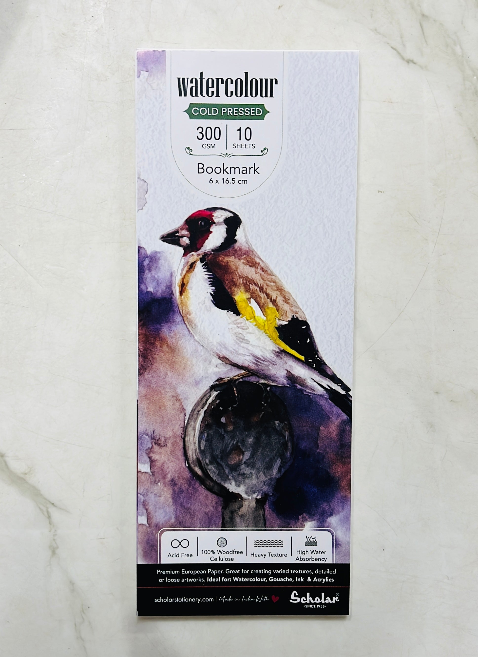 Watercolour cold pressed 300gsm 10sheets  -1pack /3339