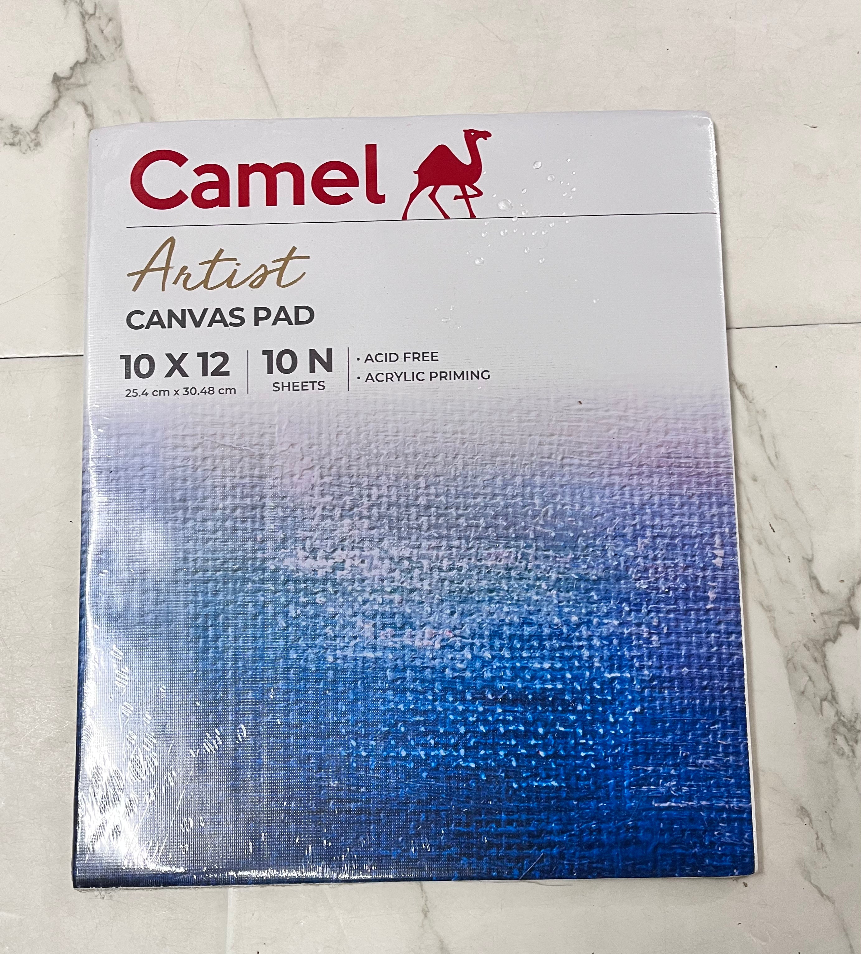 Camel artist canvas pad 10x12(10sheets)-1pack /7237 -CP1012