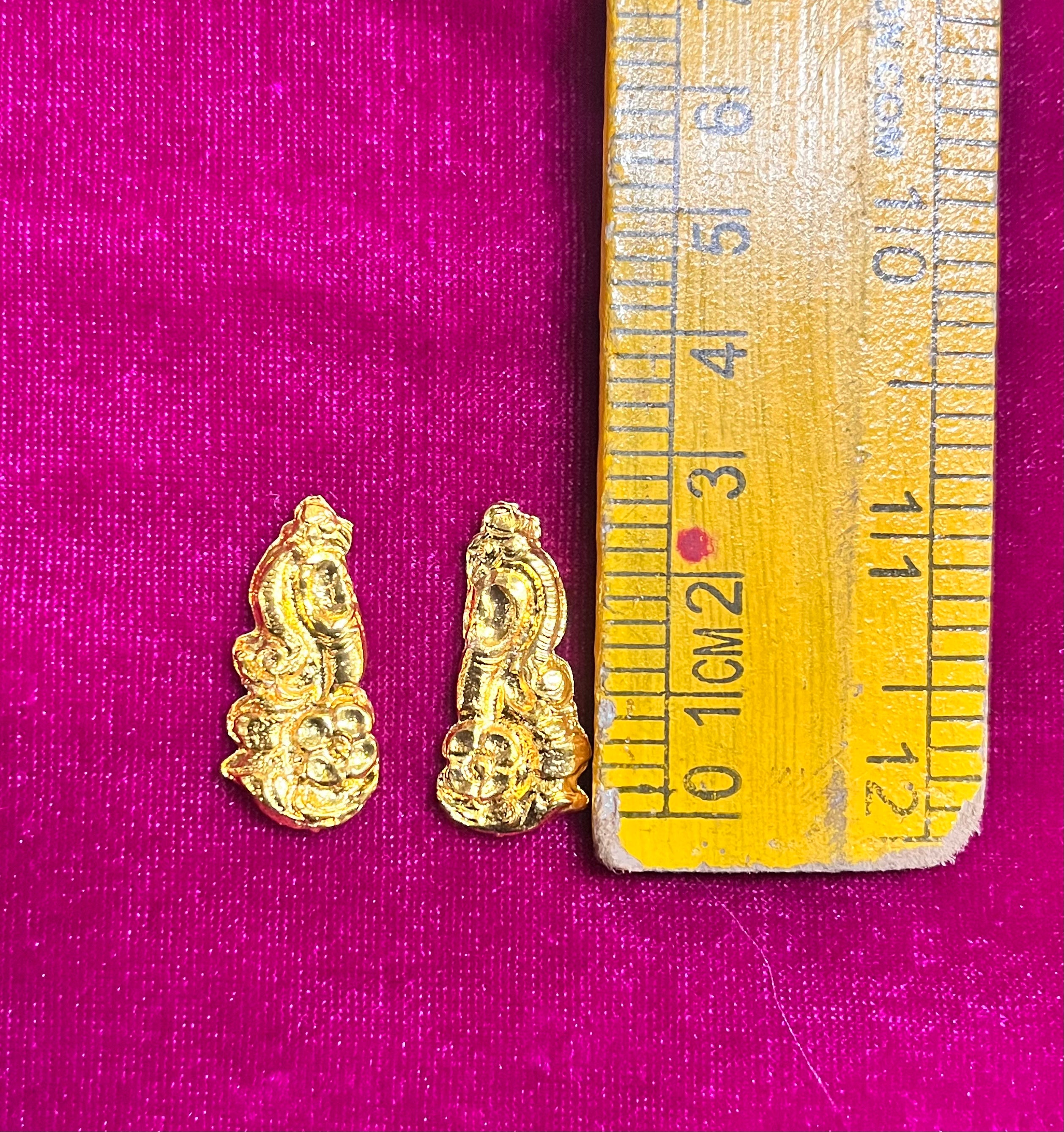 Karnapathakam gold cut earringsdifferent size available Goddoss jewelry-1piece pack