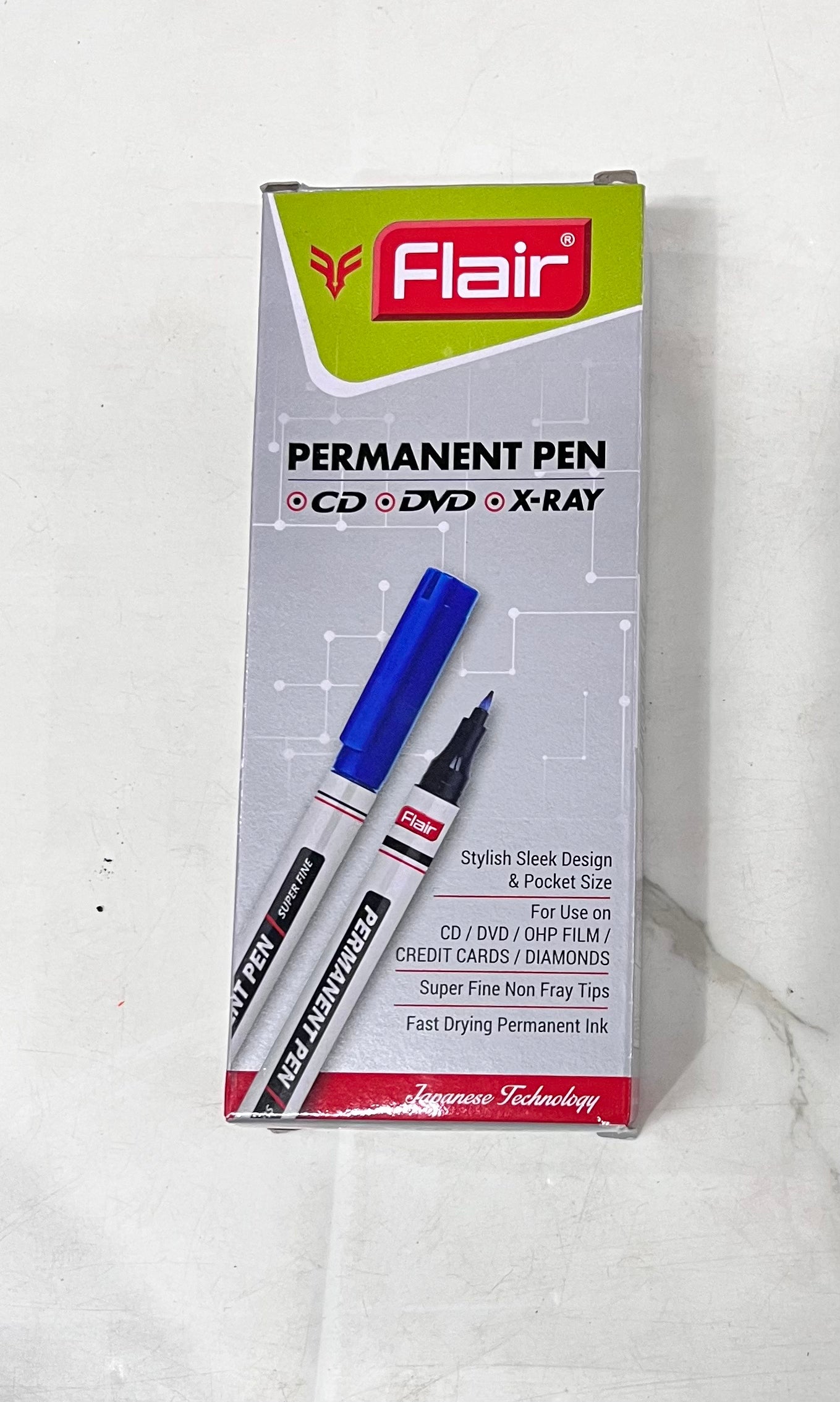 Flair permanent CD marker pen  -10piece pack
