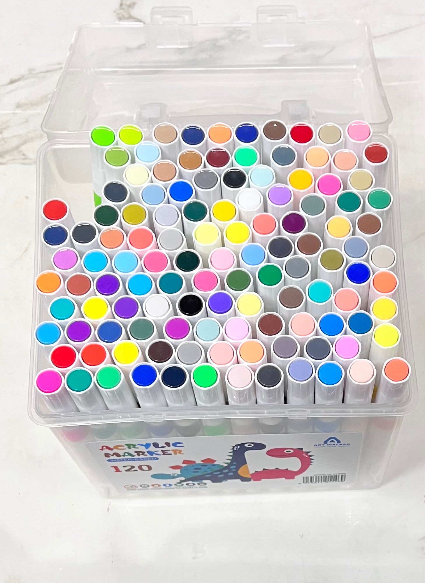 Acrylic paint marker water based vibrant colours 36-120 shades/ 1pack