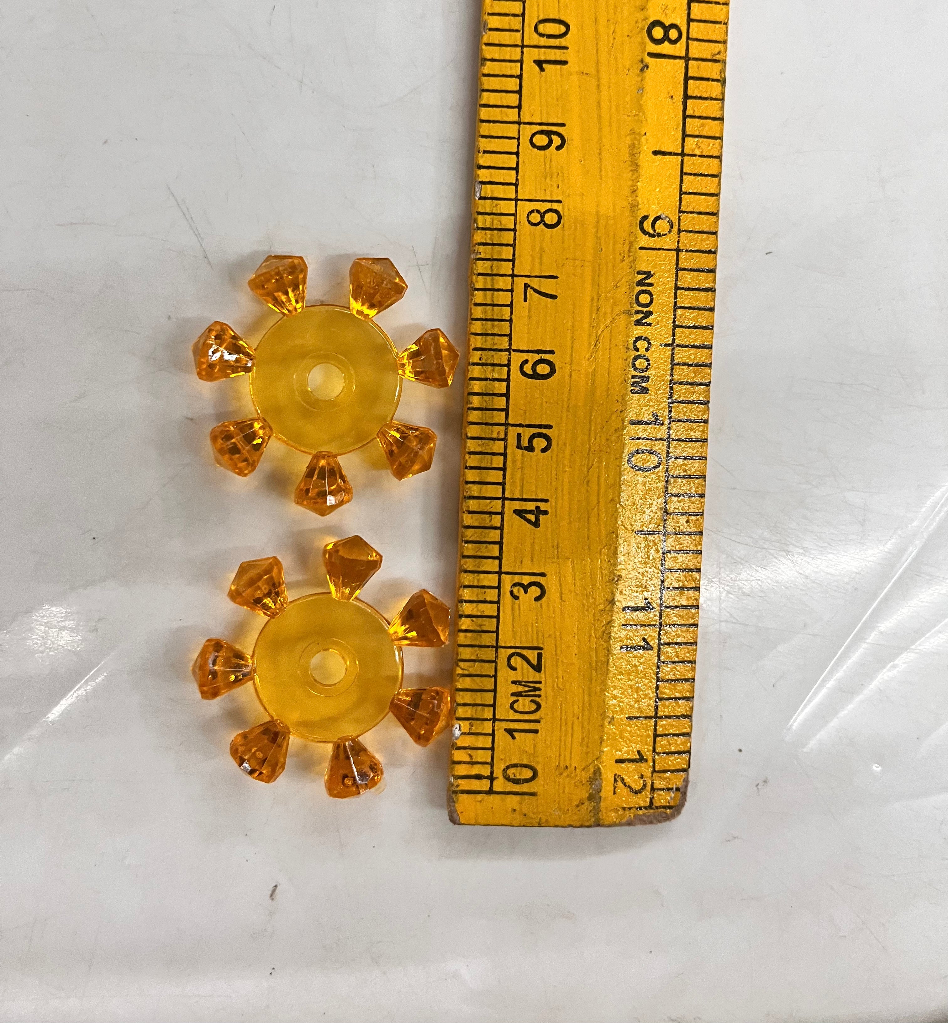 Chakri beads -assorted colours 100g pack
