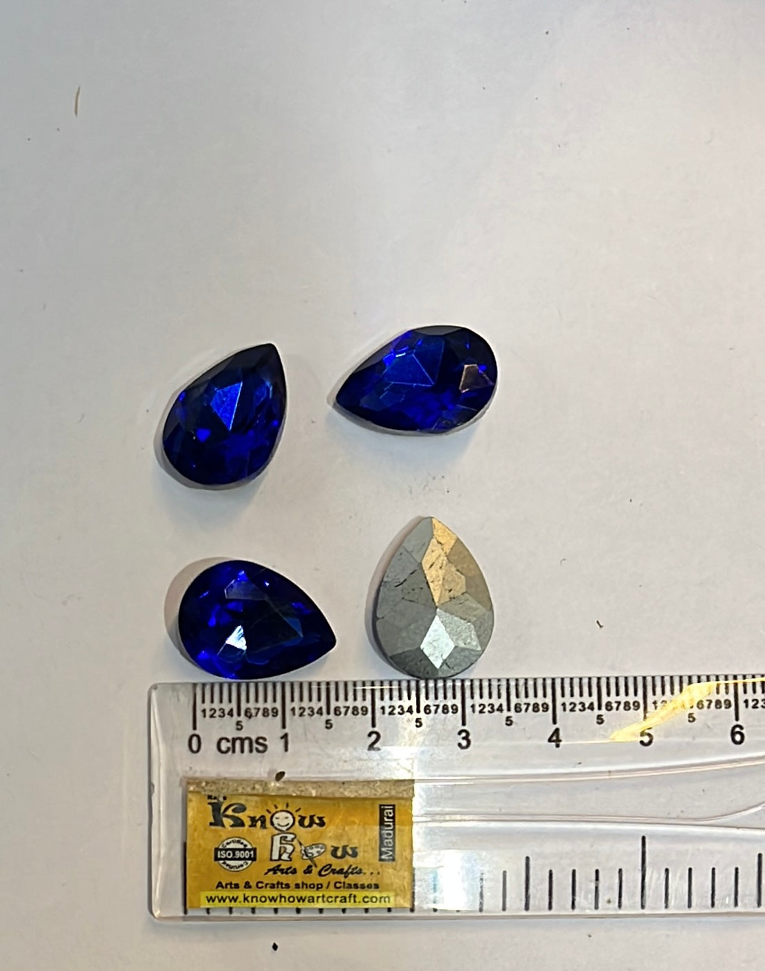 13x18 AD Thilakam  Tanjore painting American diamond stones -4stones 1pack-4vibrant colours