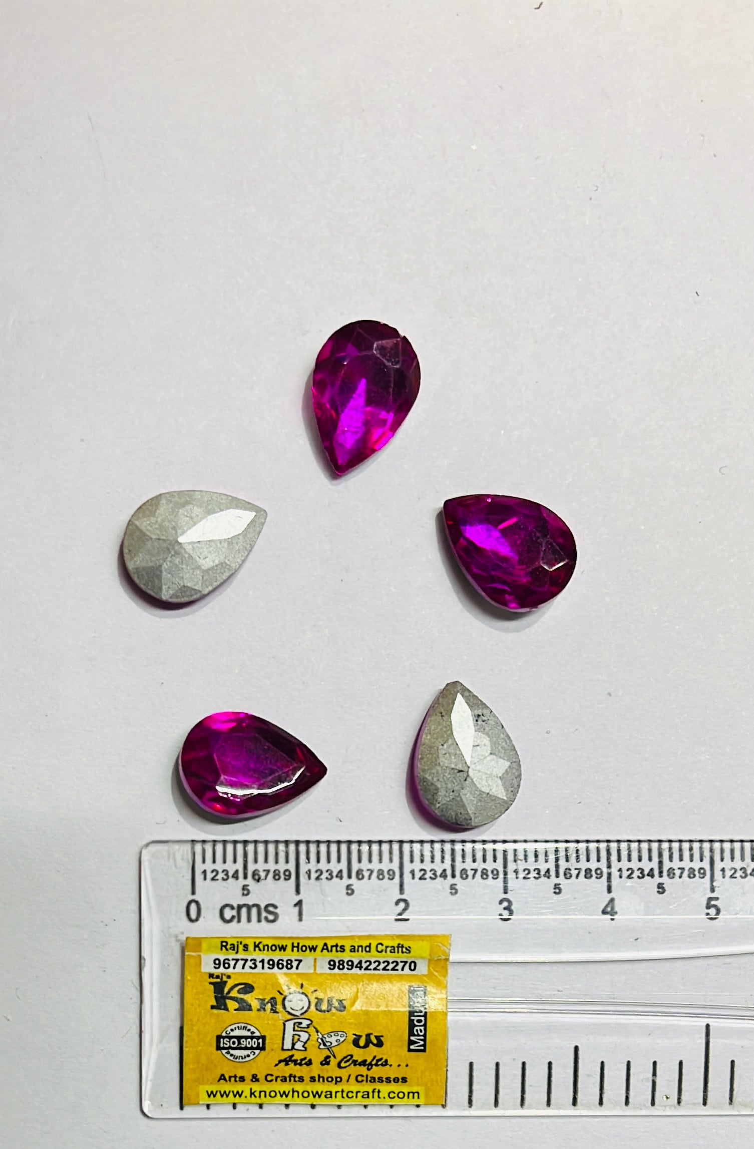 10x14 AD thilakam Tanjore Painting American diamond stones-5stones 1pack /4vibrant colours