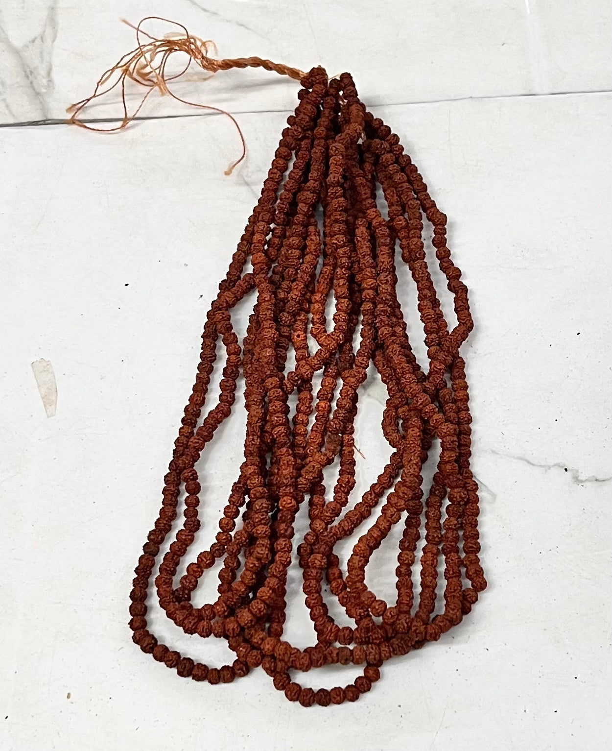 Rudraksha mala wooden beads 72 piece per line