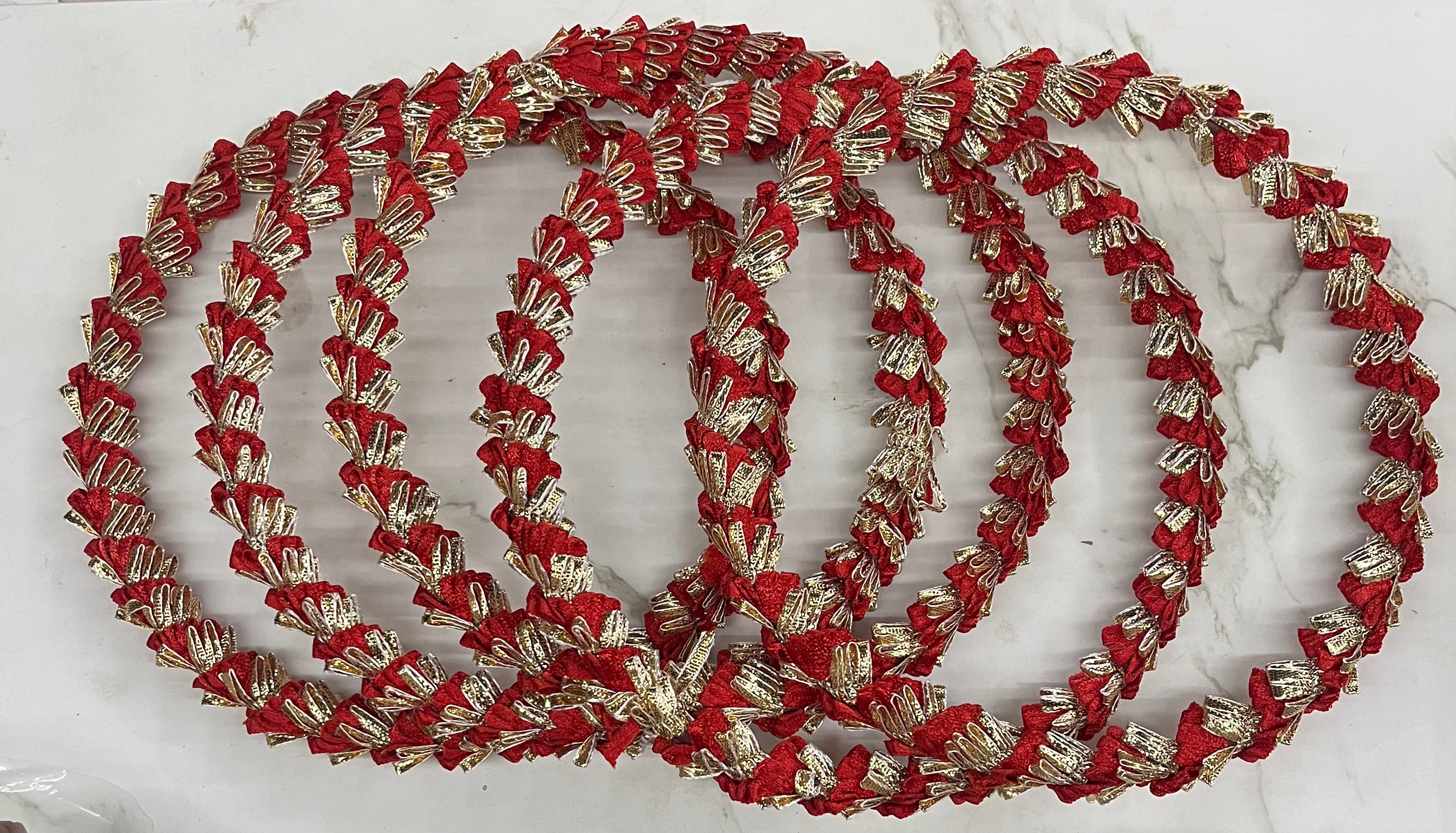 Rajasthani ring different colour  6inch ,8inch set of 5piece- 1pack