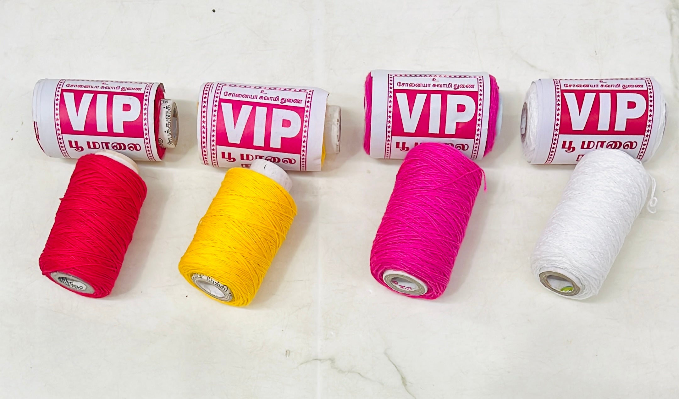 VIP garland thread (poo malai thread)12piece -1pack